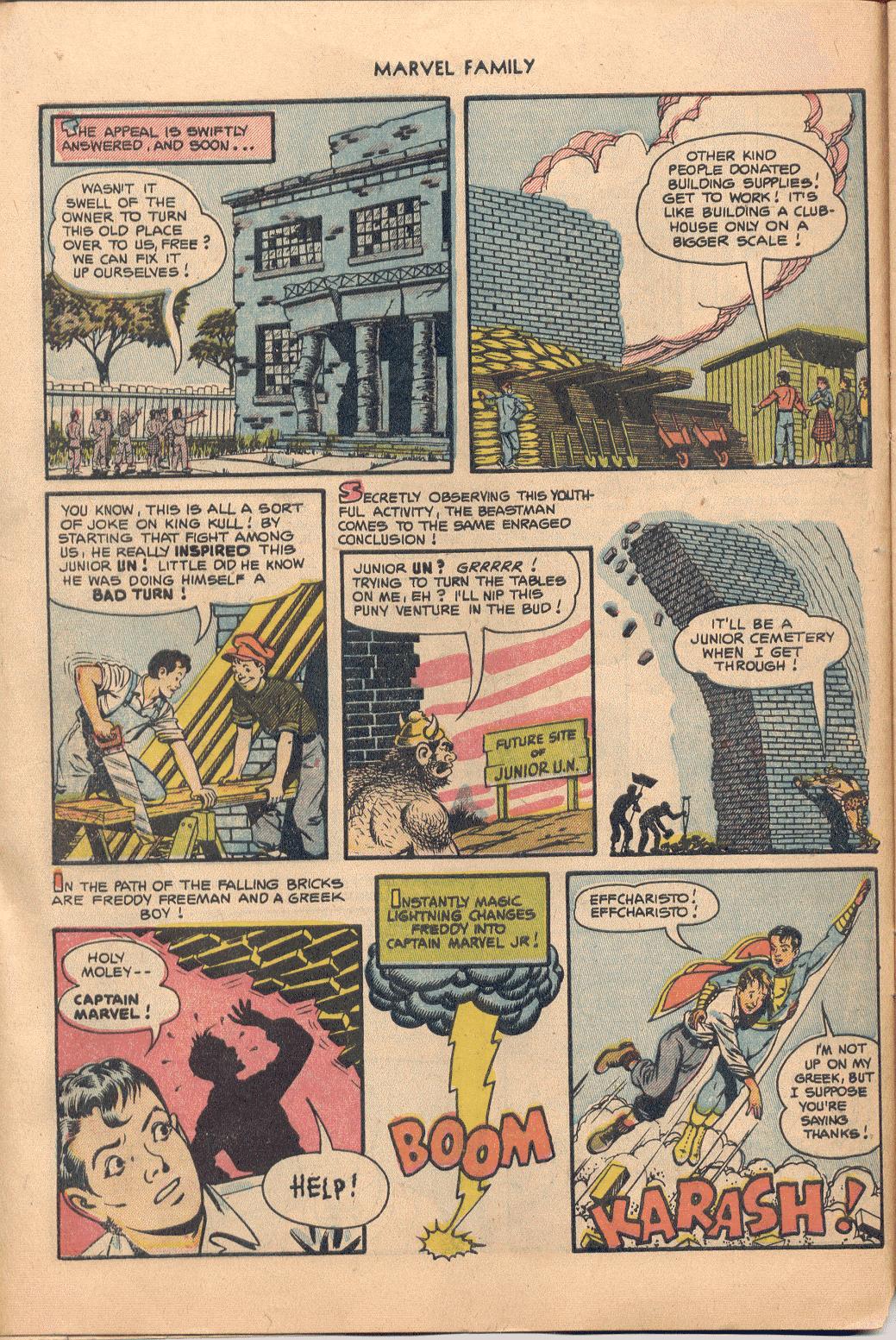 Read online The Marvel Family comic -  Issue #77 - 8