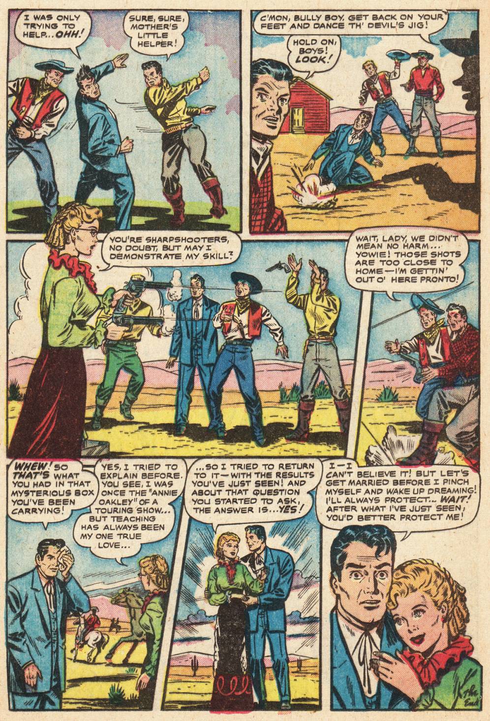 Read online Cowgirl Romances (1950) comic -  Issue #5 - 24