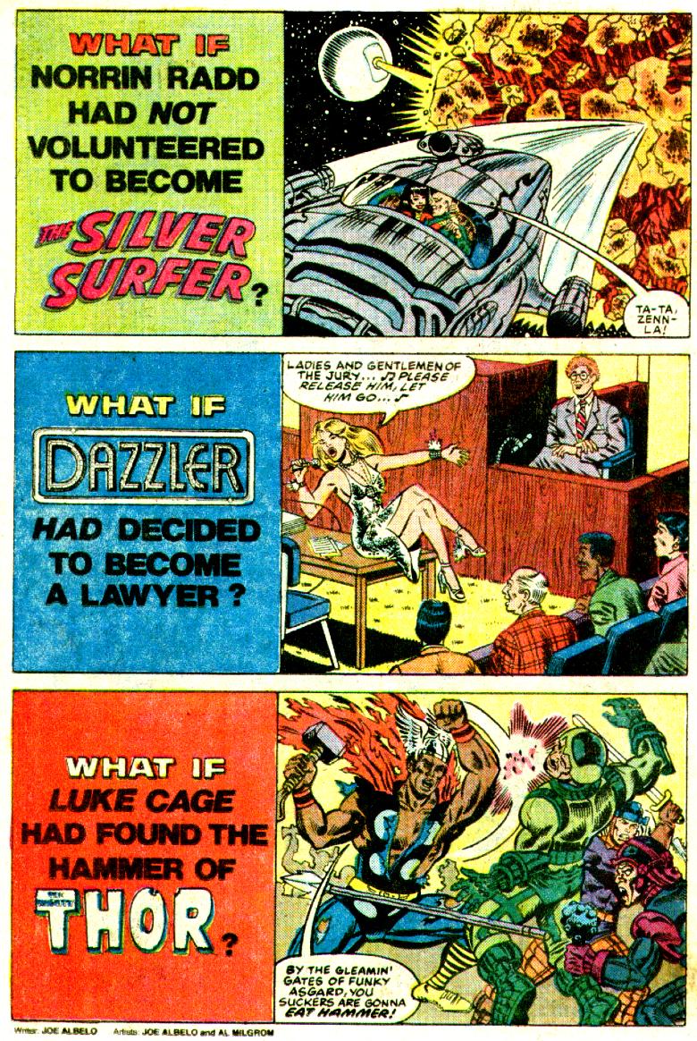 Read online What If? (1977) comic -  Issue #34 - The Watcher were a stand up comedian - 32