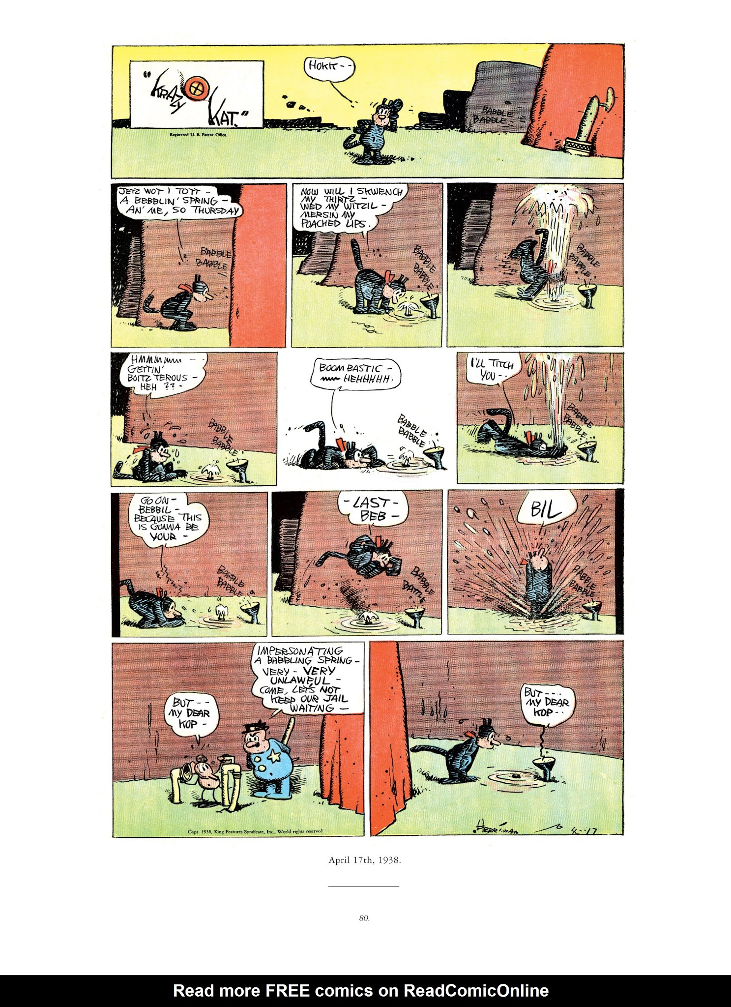 Read online Krazy & Ignatz comic -  Issue # TPB 10 - 78