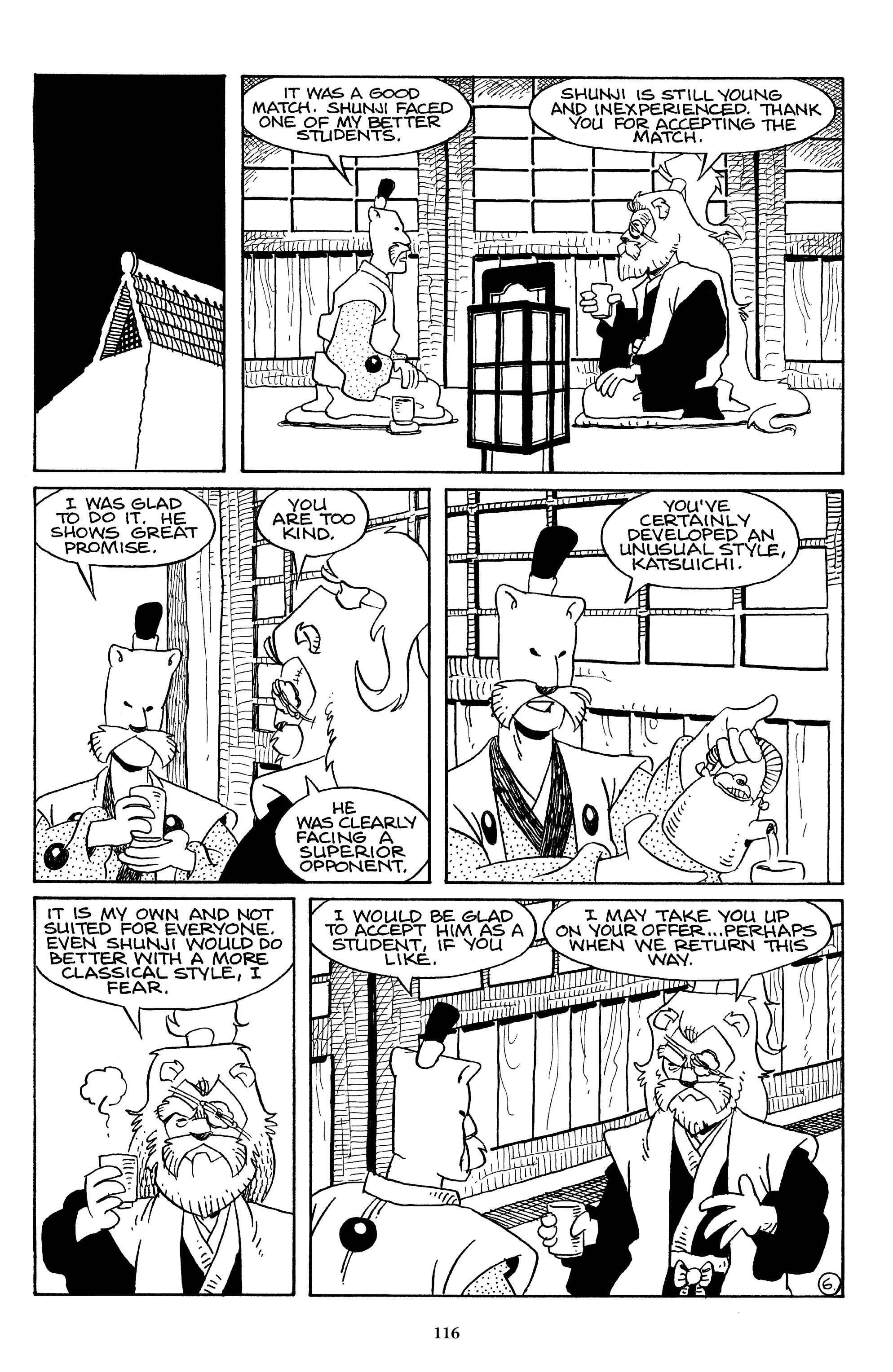 Read online The Usagi Yojimbo Saga comic -  Issue # TPB 4 - 115