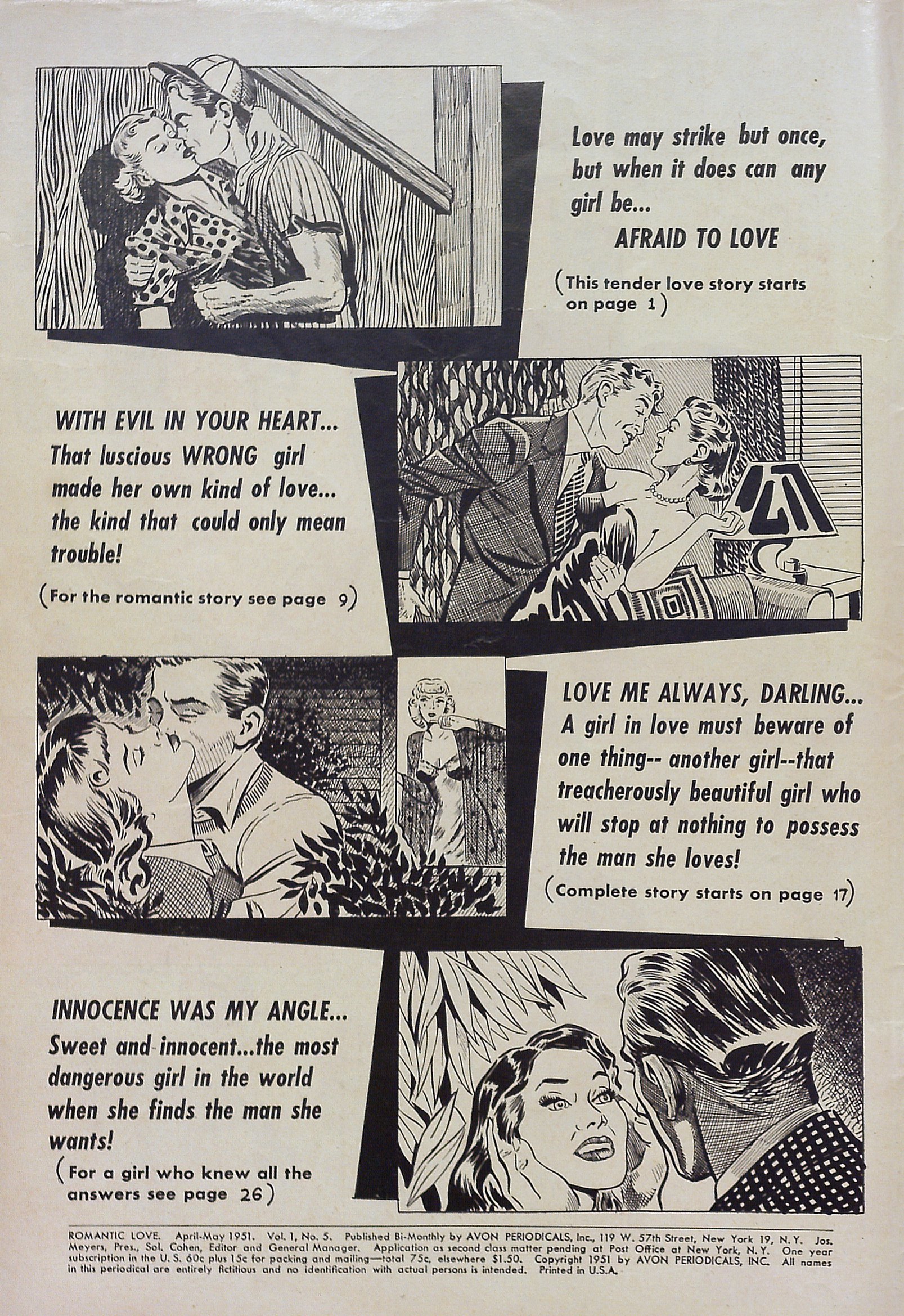 Read online Romantic Love comic -  Issue #5 - 2
