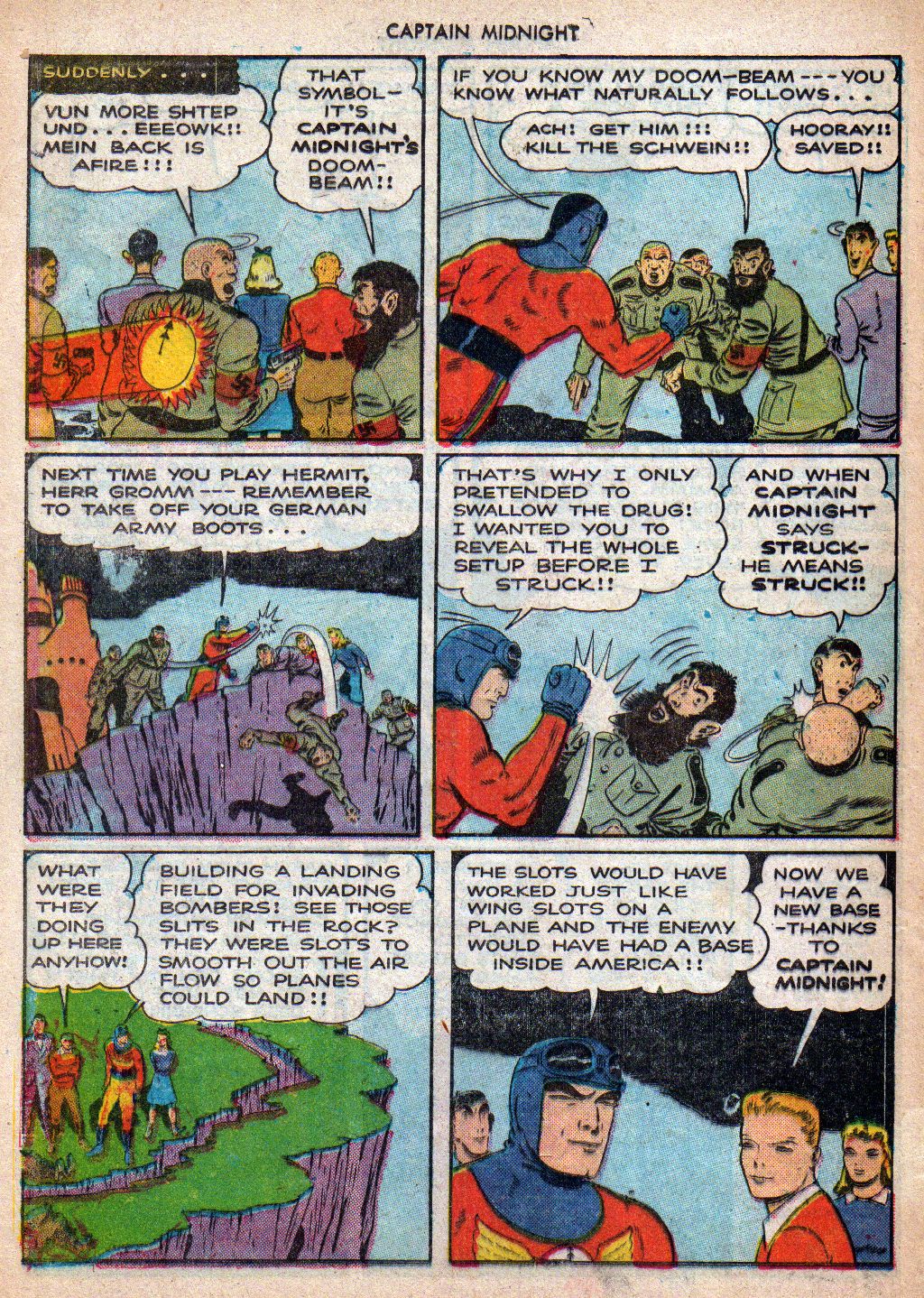 Read online Captain Midnight (1942) comic -  Issue #19 - 32