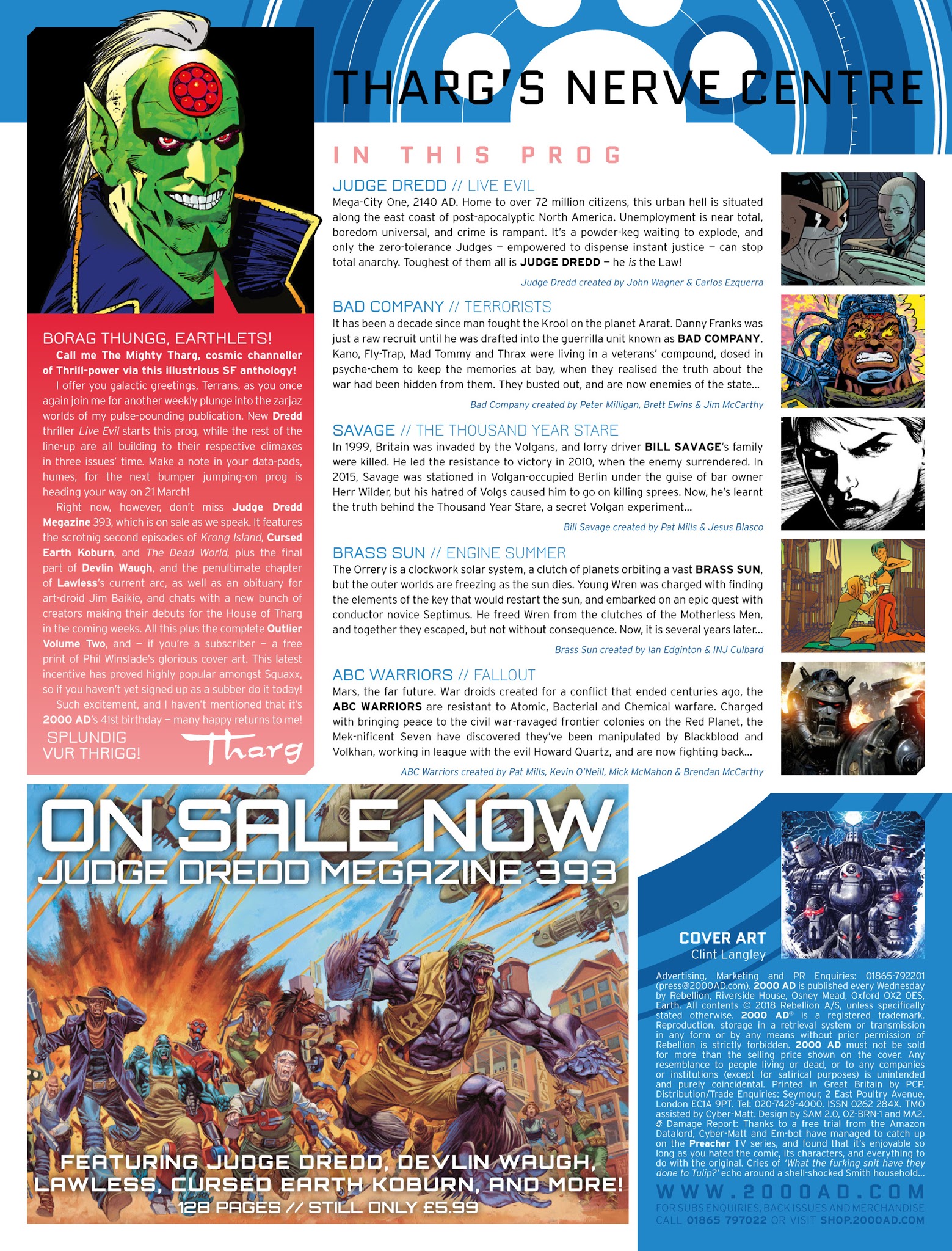 Read online 2000 AD comic -  Issue #2069 - 2