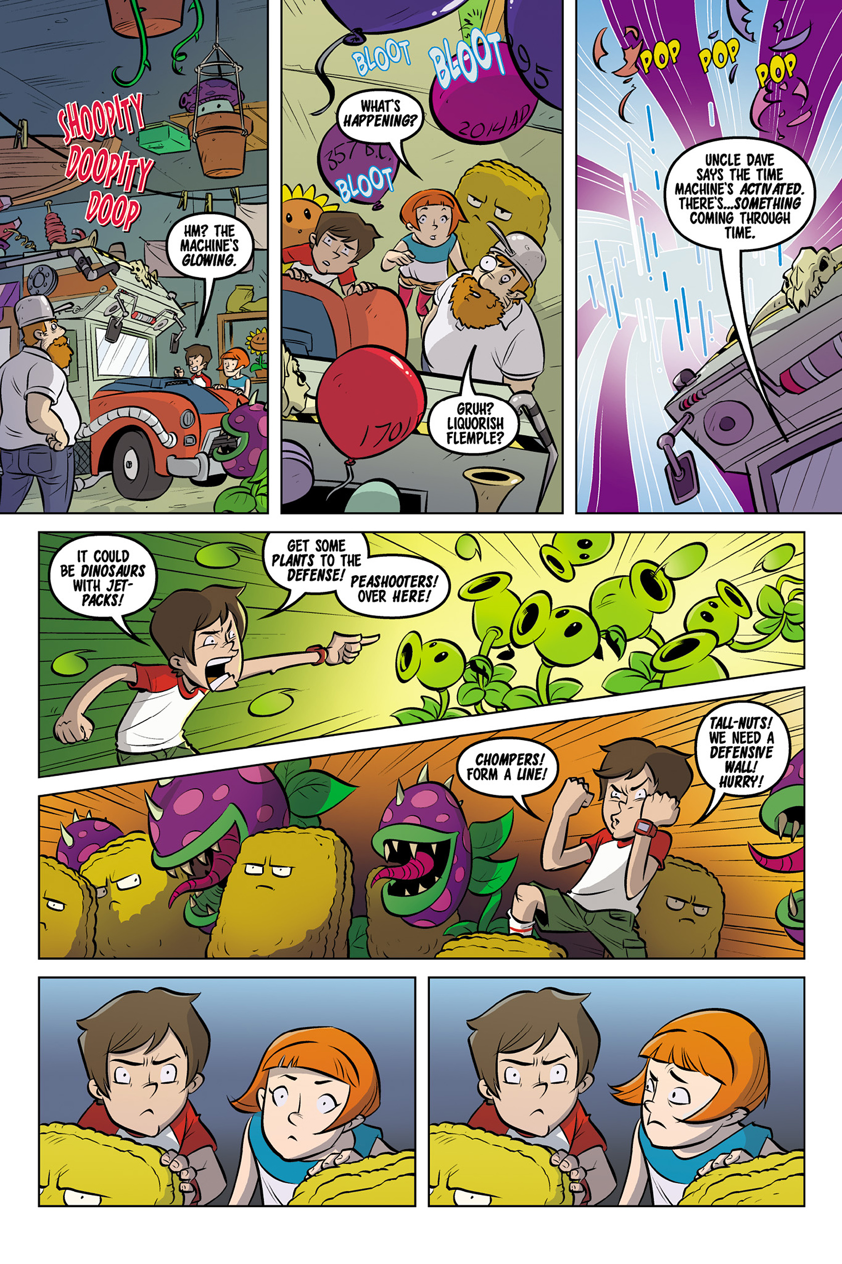 Read online Plants vs. Zombies: Timepocalypse comic -  Issue #1 - 11