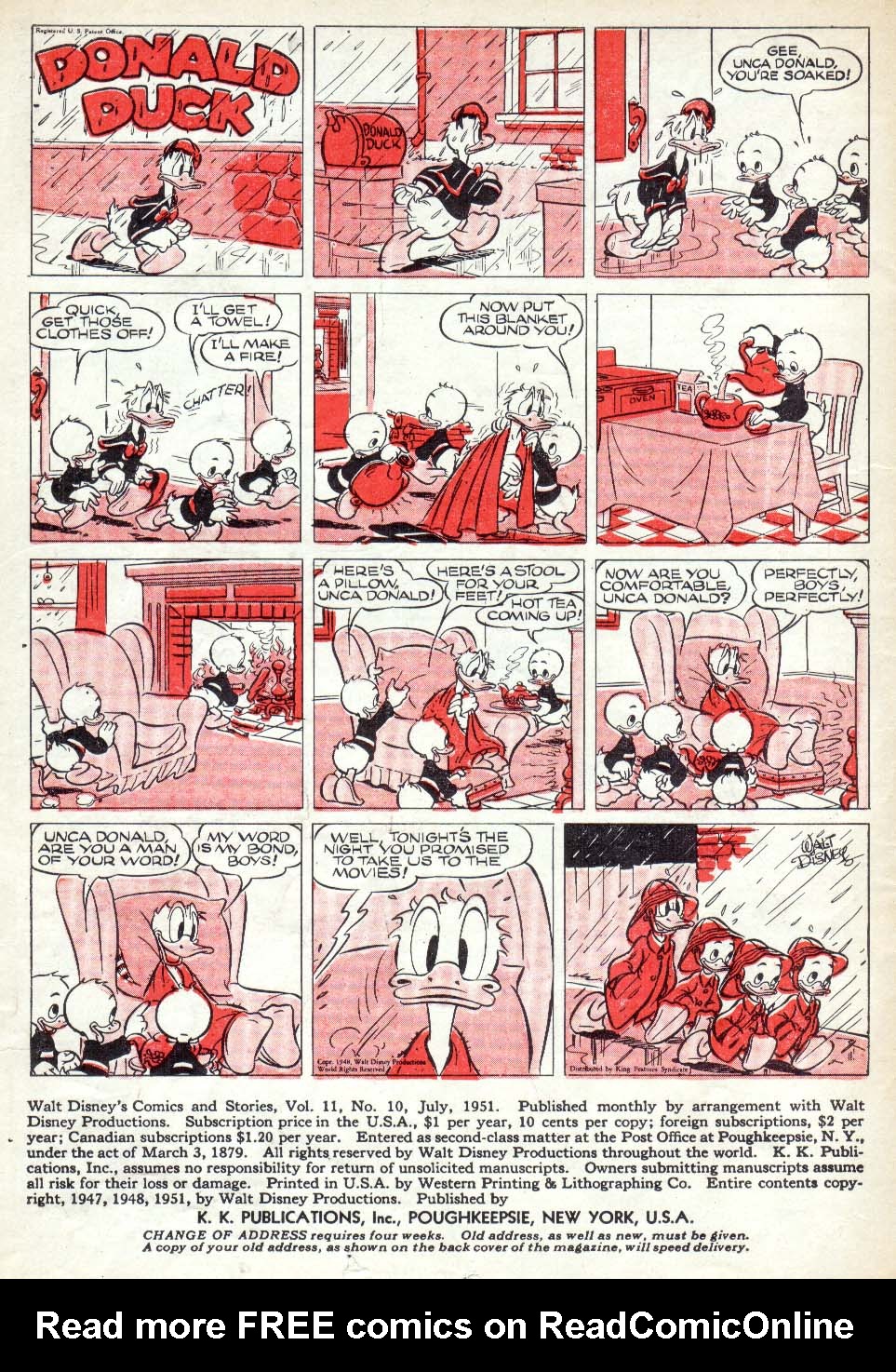 Read online Walt Disney's Comics and Stories comic -  Issue #130 - 2