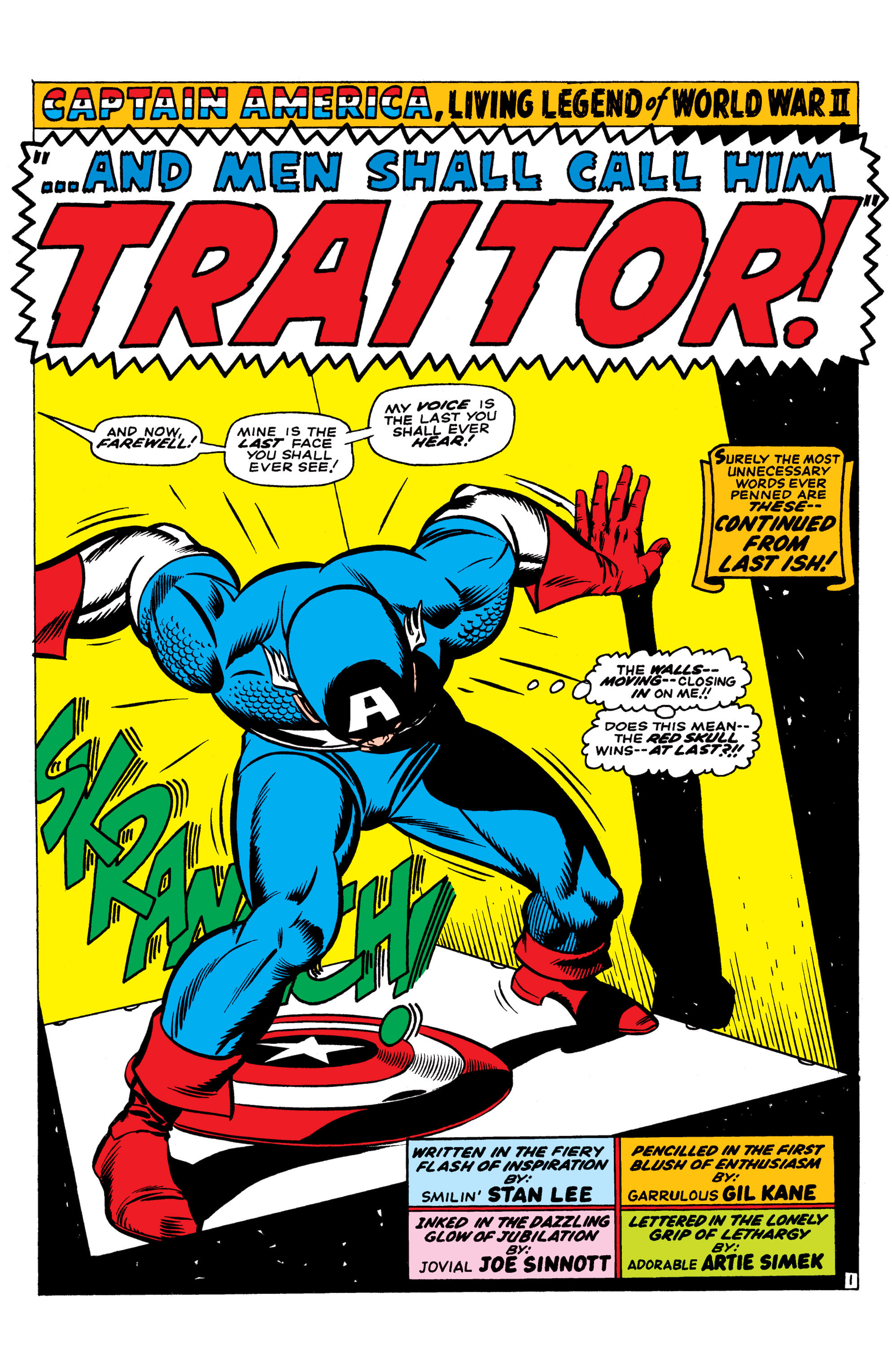 Read online Marvel Masterworks: Captain America comic -  Issue # TPB 2 (Part 1) - 95