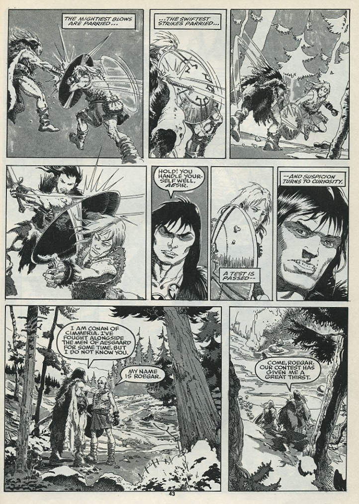 Read online The Savage Sword Of Conan comic -  Issue #182 - 45
