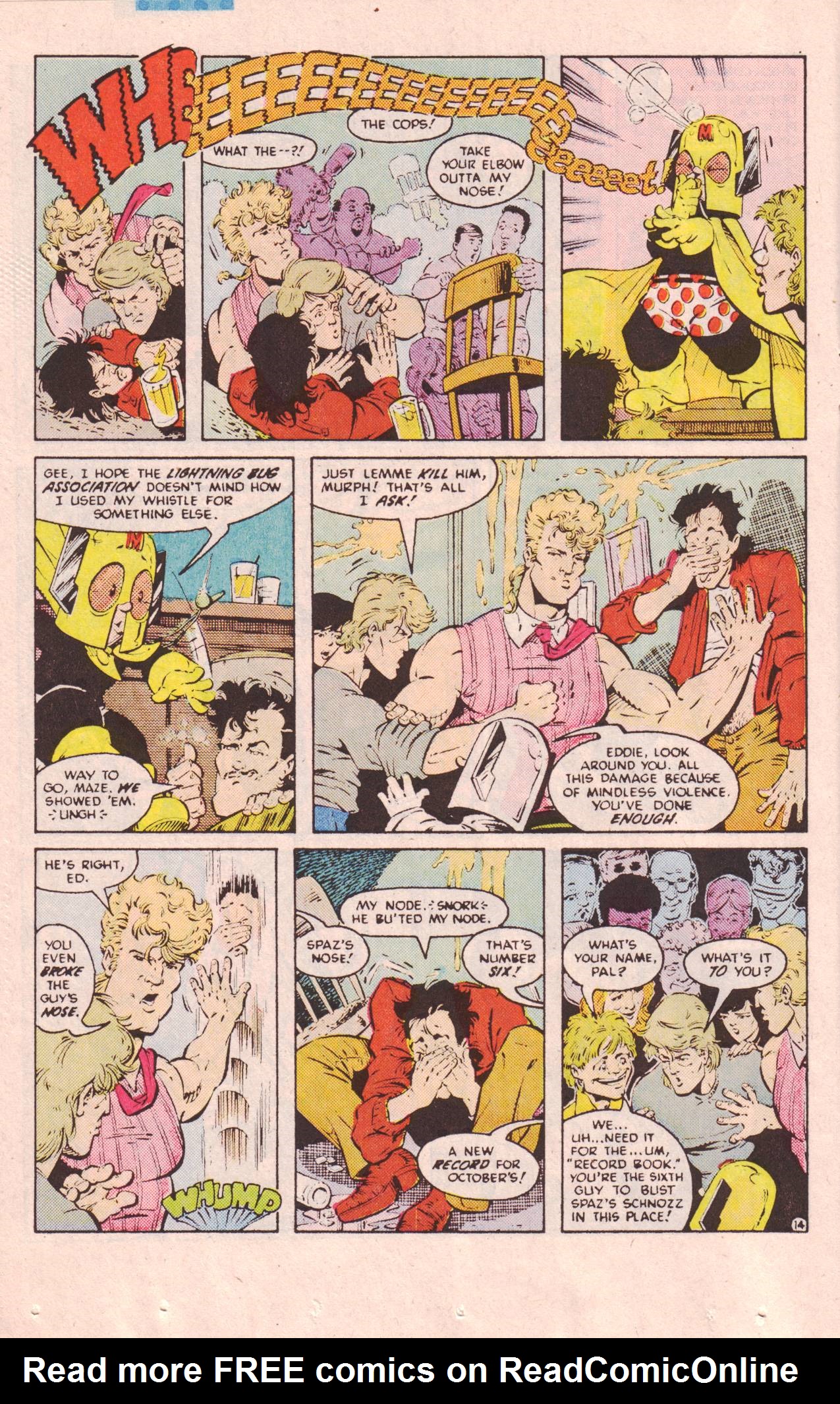 Read online 'Mazing Man comic -  Issue #7 - 15