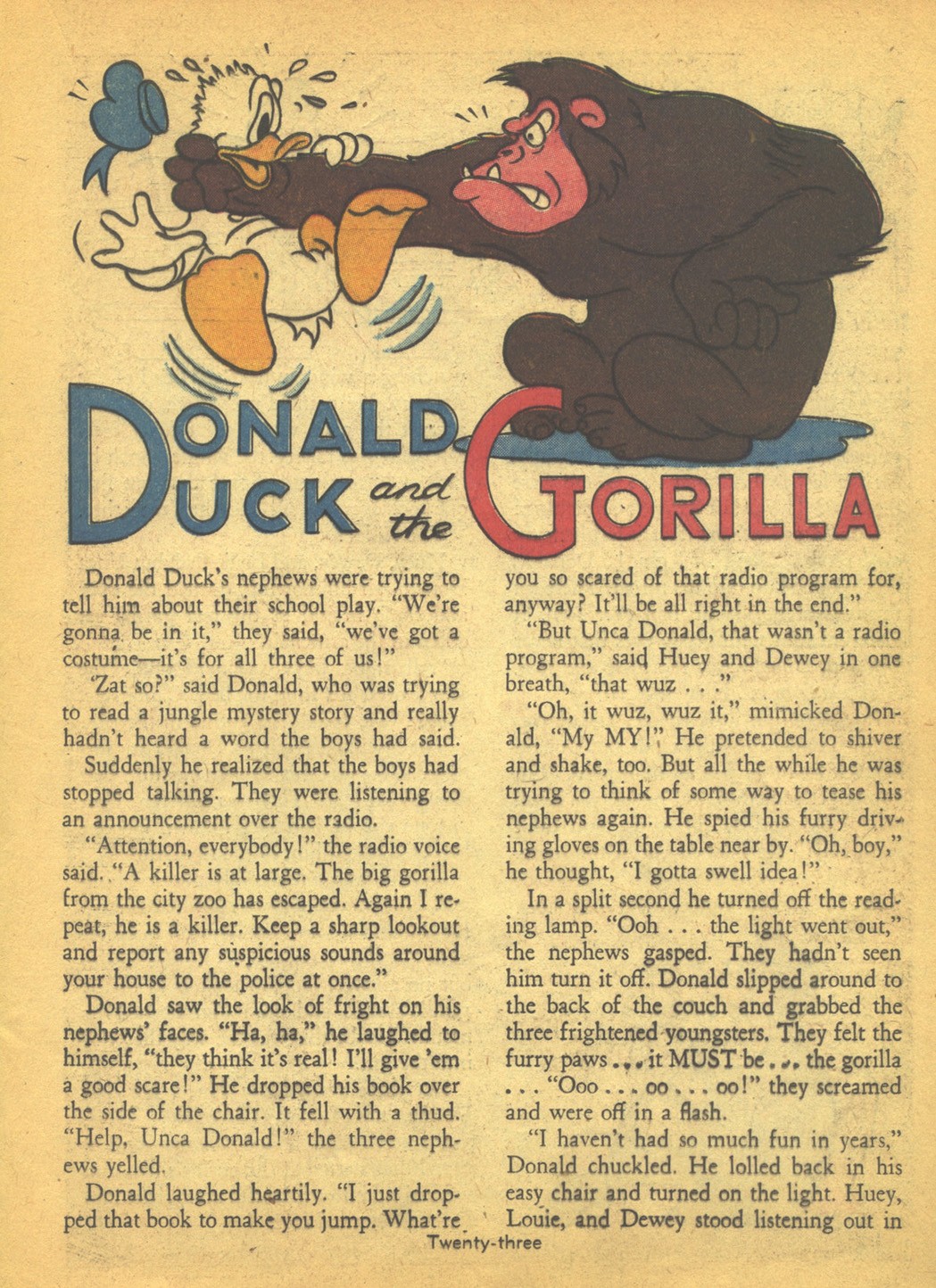 Read online Walt Disney's Comics and Stories comic -  Issue #37 - 25