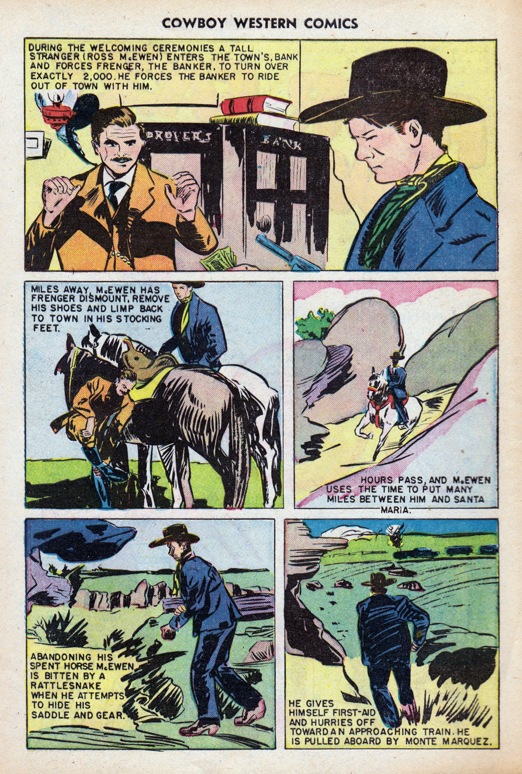 Read online Cowboy Western Comics (1948) comic -  Issue #24 - 4