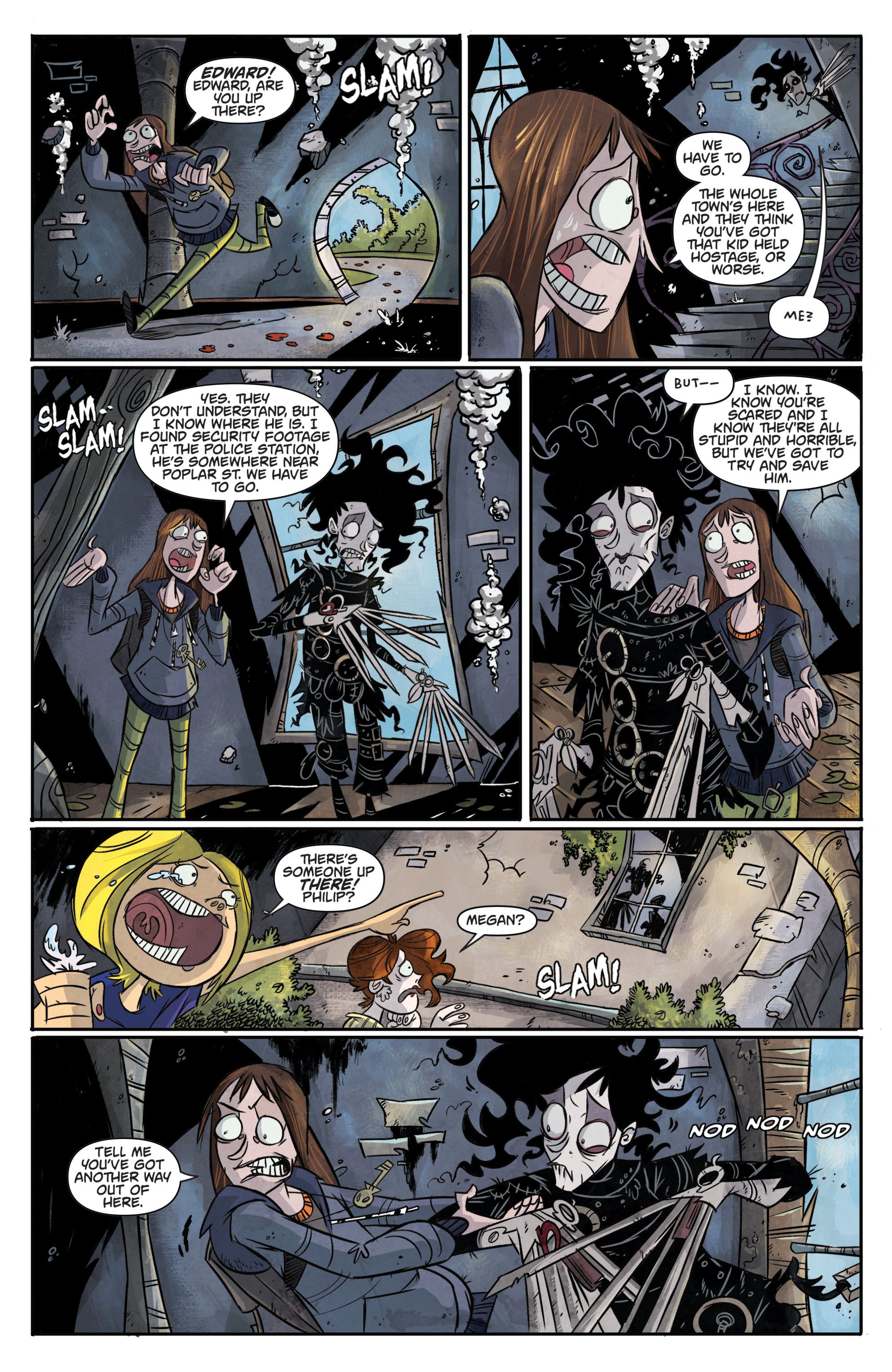 Read online Edward Scissorhands comic -  Issue #5 - 5