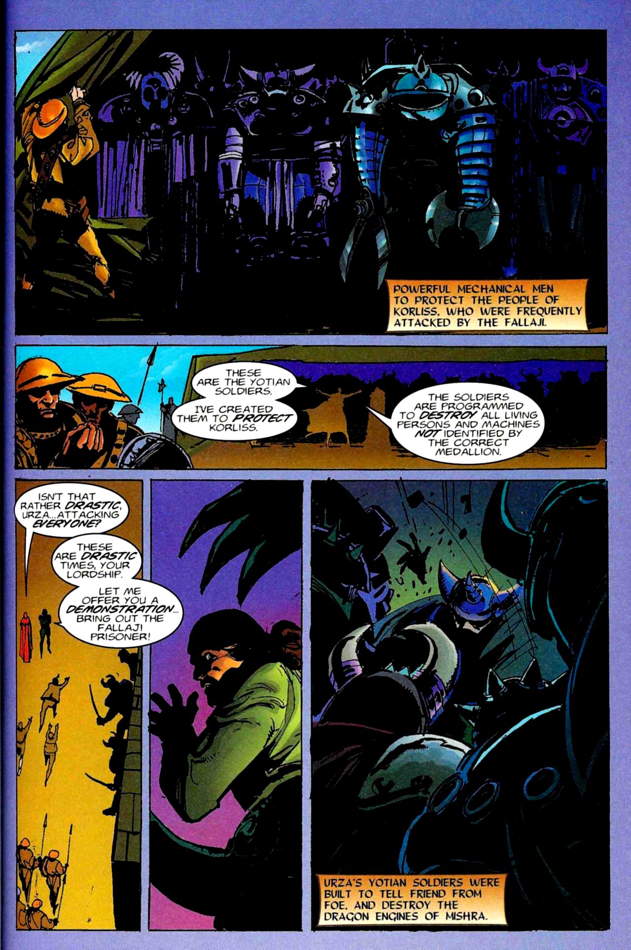 Read online Urza-Mishra War on the World of Magic: The Gathering comic -  Issue #1 - 37