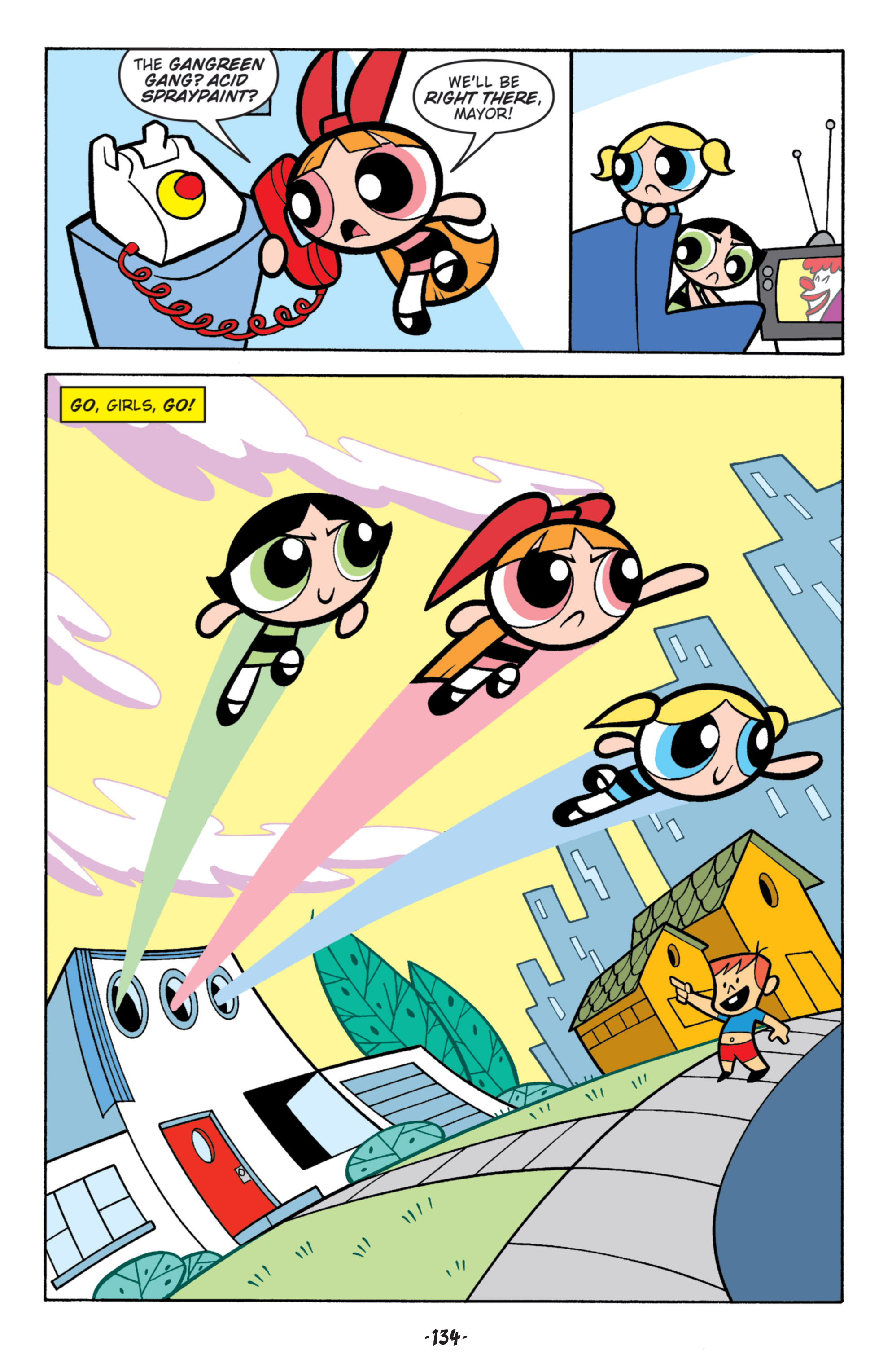 Read online Powerpuff Girls Classics comic -  Issue # TPB 3 - 135