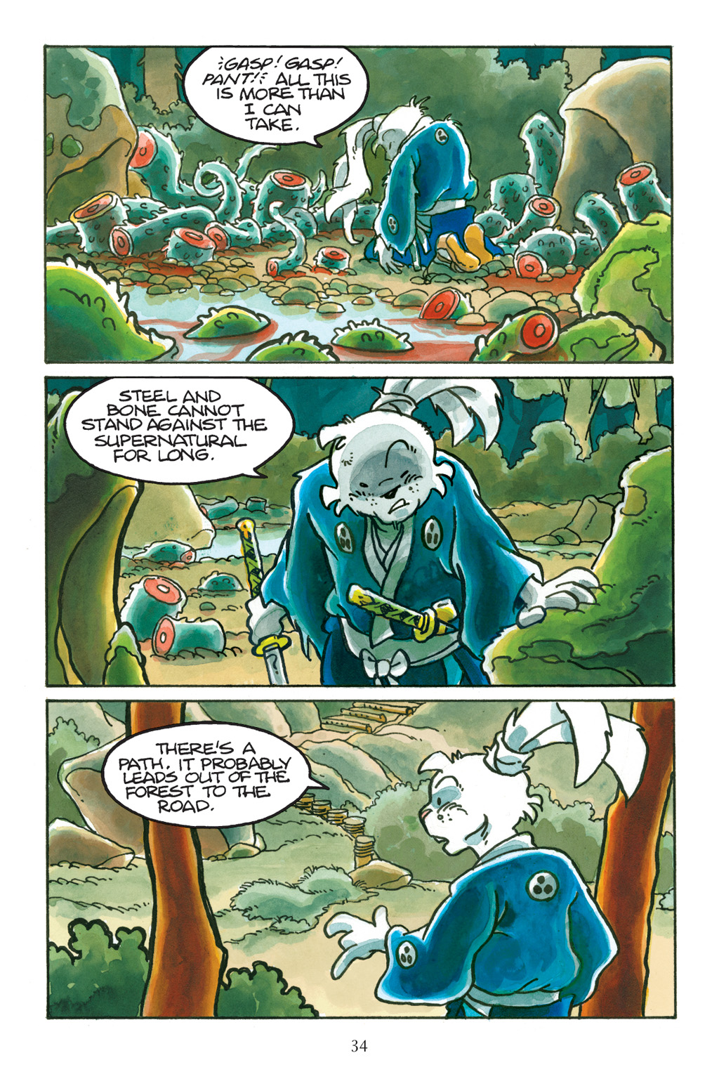 Read online Usagi Yojimbo: Yokai comic -  Issue # Full - 33