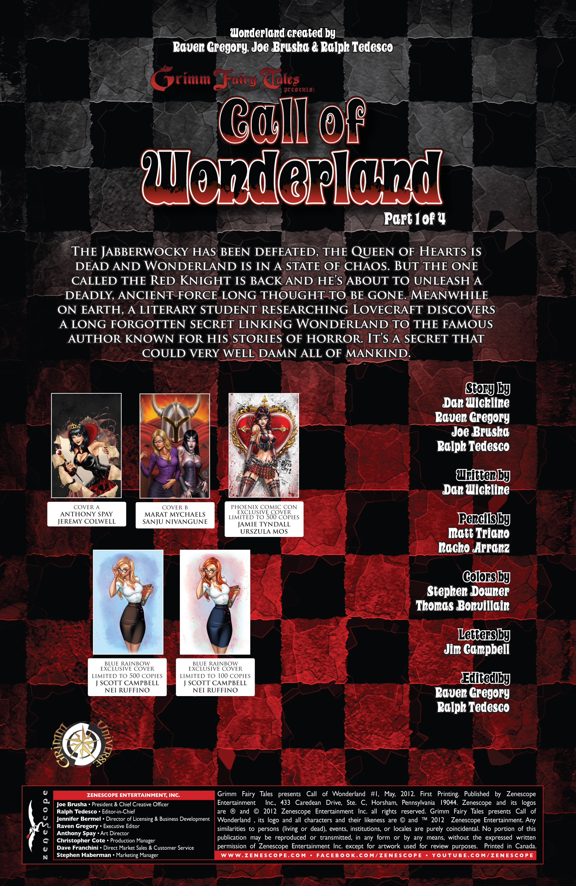 Read online Grimm Fairy Tales presents Call of Wonderland comic -  Issue # TPB - 6