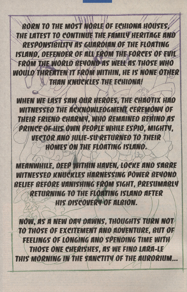 Read online Knuckles the Echidna comic -  Issue #16 - 4