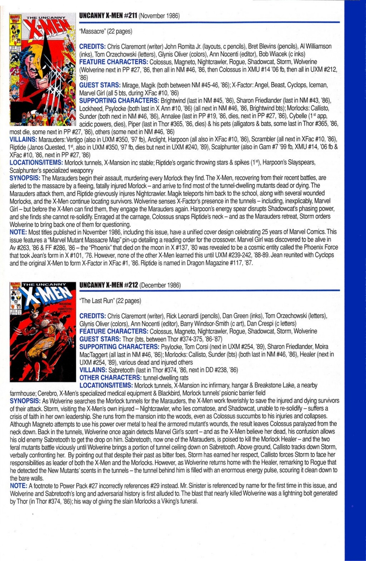 Read online Official Index to the Marvel Universe comic -  Issue #5 - 57