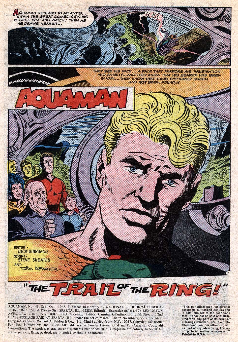 Read online Aquaman (1962) comic -  Issue #41 - 3