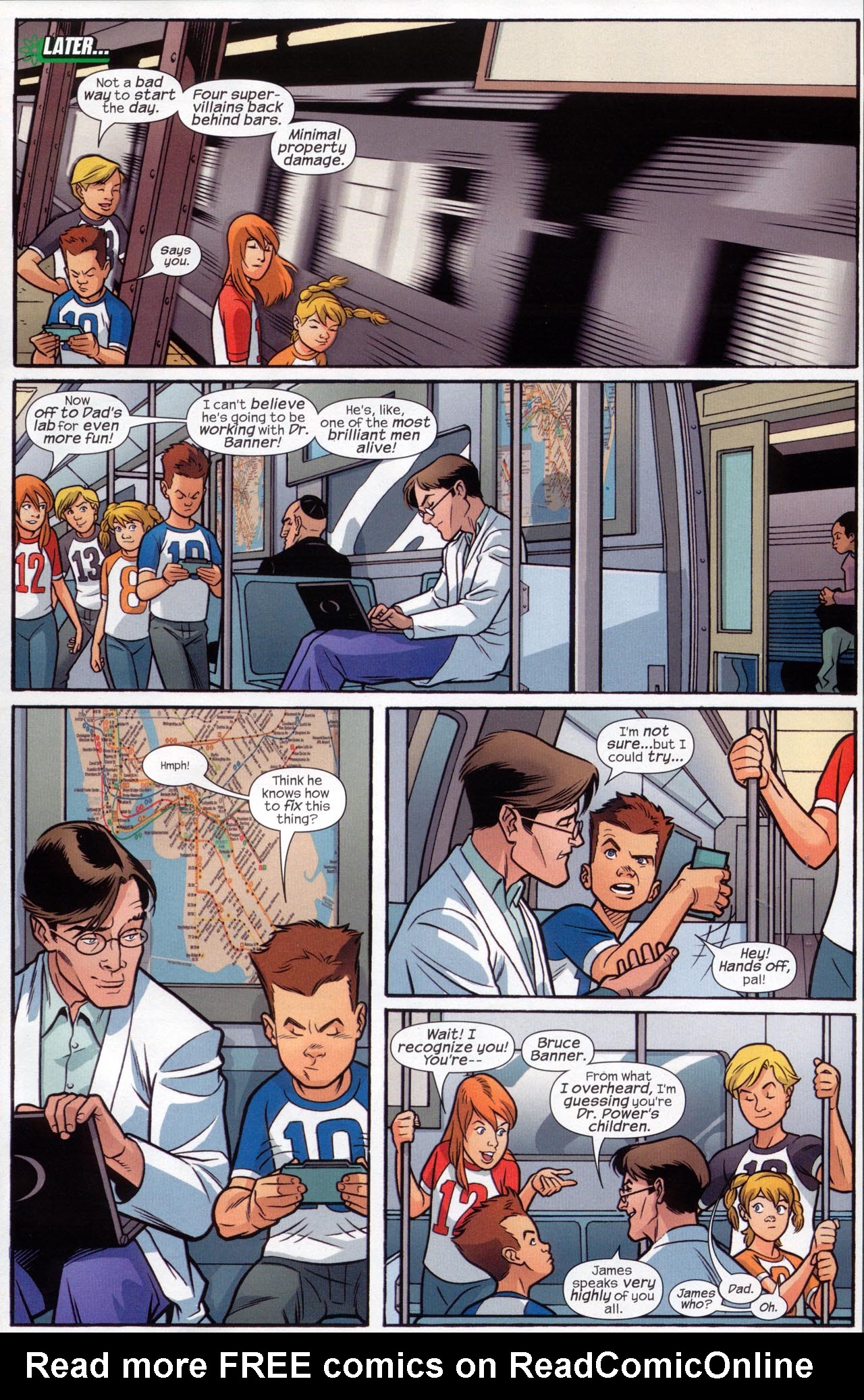 Read online Hulk and Power Pack comic -  Issue #1 - 7