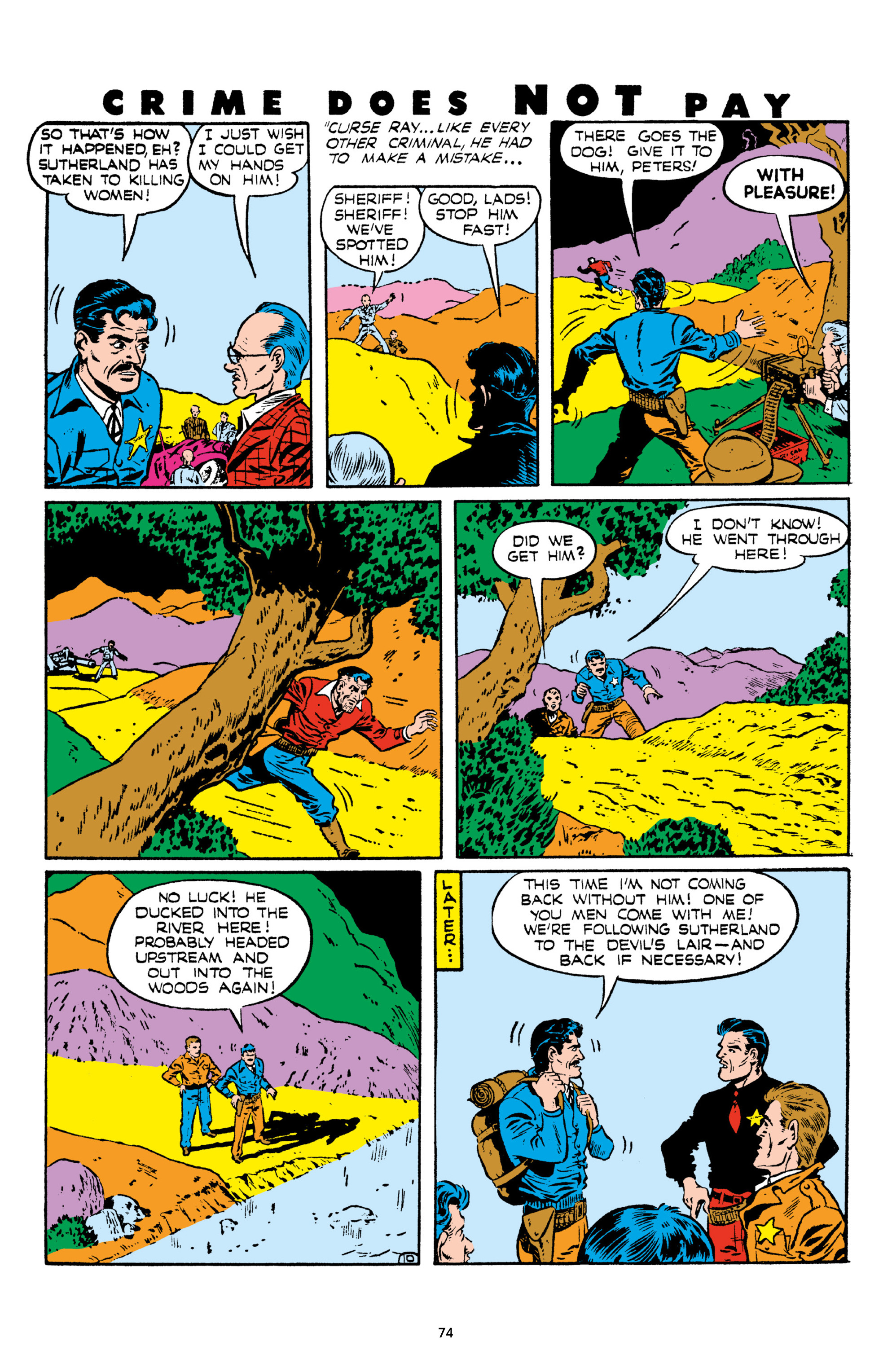 Read online Crime Does Not Pay Archives comic -  Issue # TPB 5 (Part 1) - 74