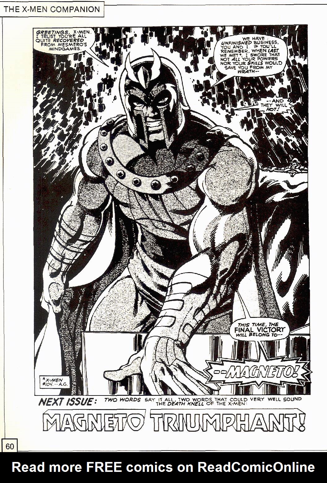 Read online The X-Men Companion comic -  Issue #2 - 60