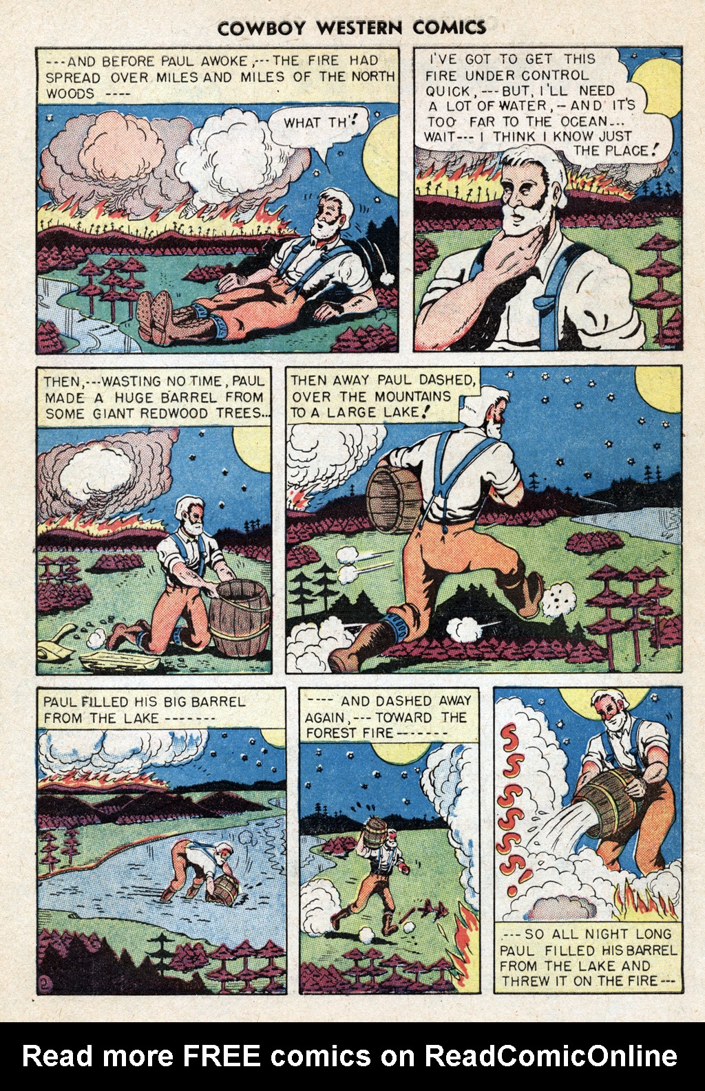 Read online Cowboy Western Comics (1948) comic -  Issue #25 - 30