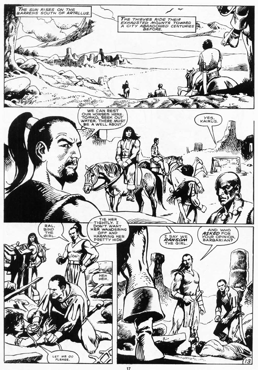 Read online The Savage Sword Of Conan comic -  Issue #156 - 18