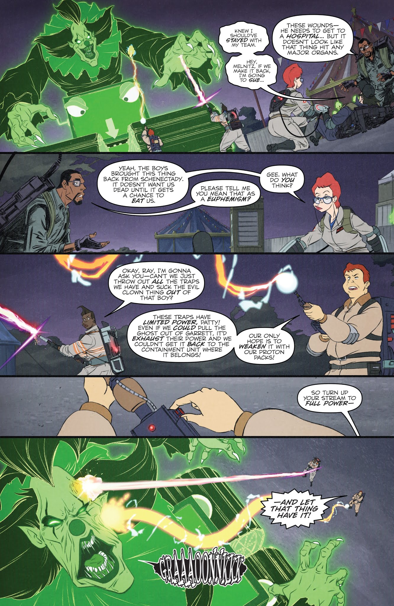 Read online Ghostbusters: Crossing Over comic -  Issue #6 - 7