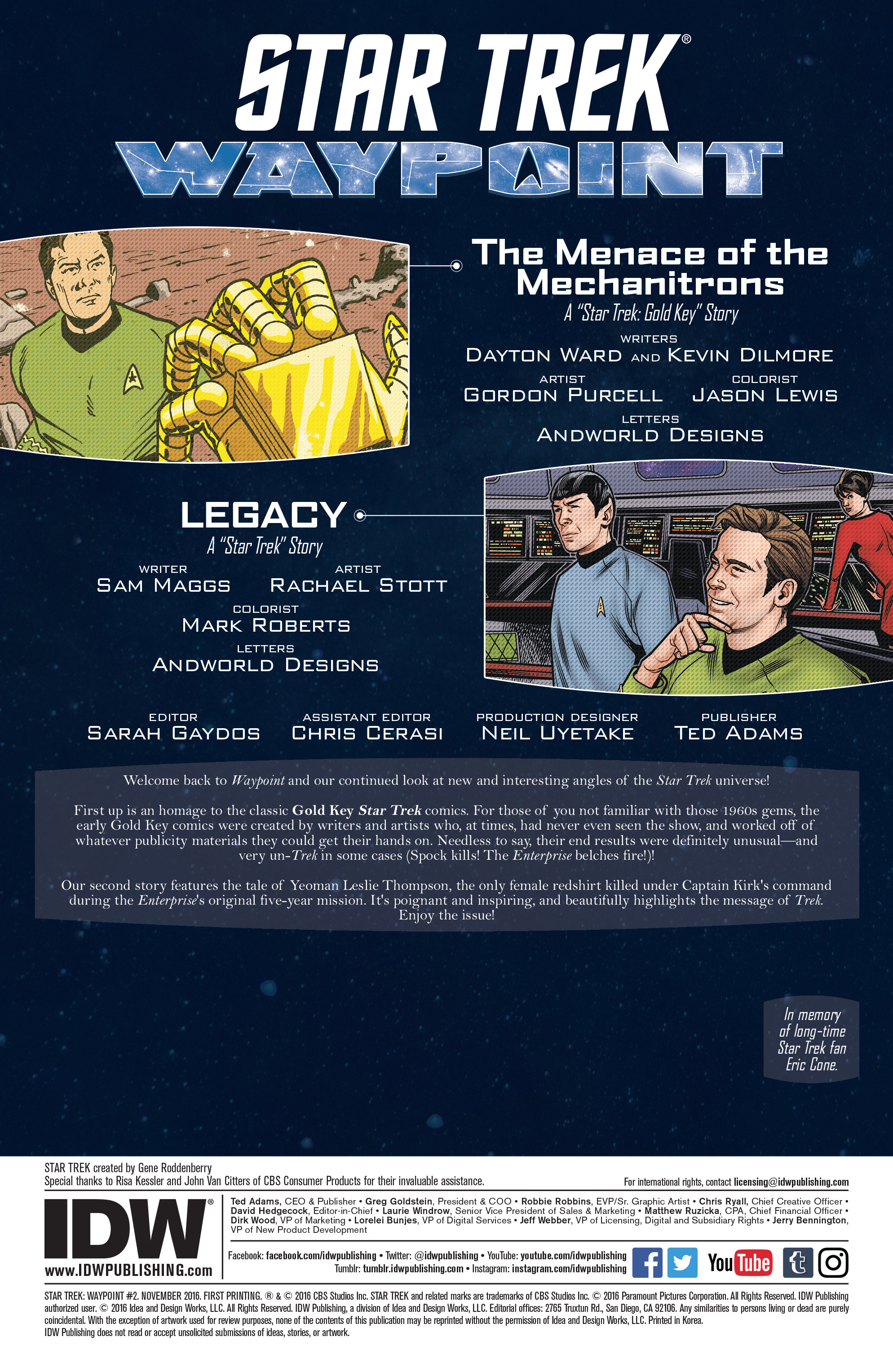 Read online Star Trek: Waypoint comic -  Issue #2 - 2