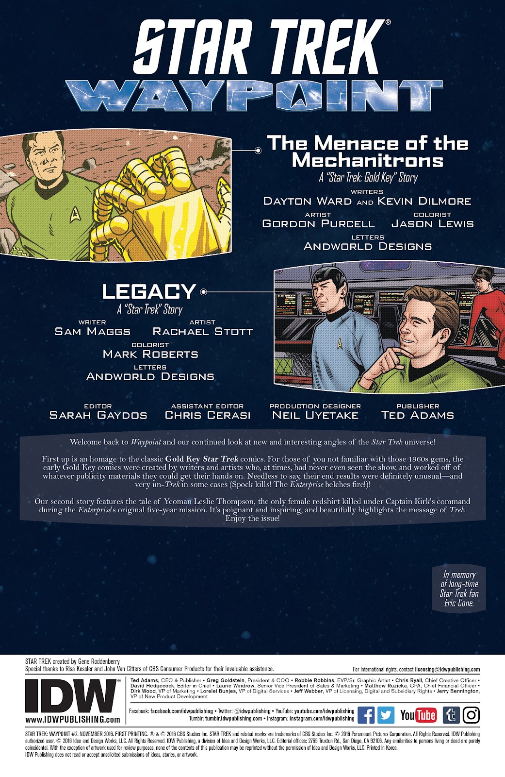 Star Trek: Waypoint issue 2 - Page 2