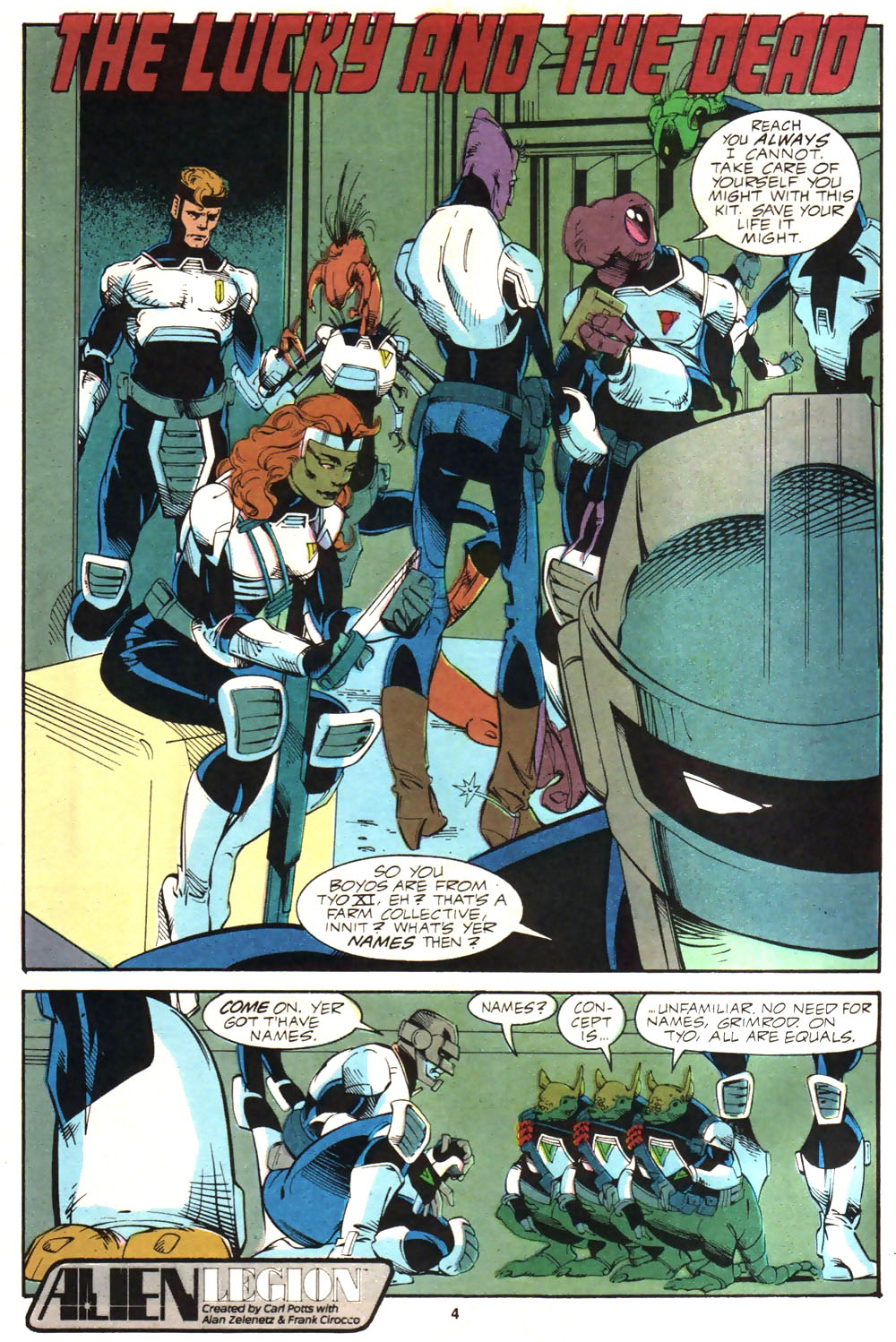 Read online Alien Legion (1987) comic -  Issue #4 - 6
