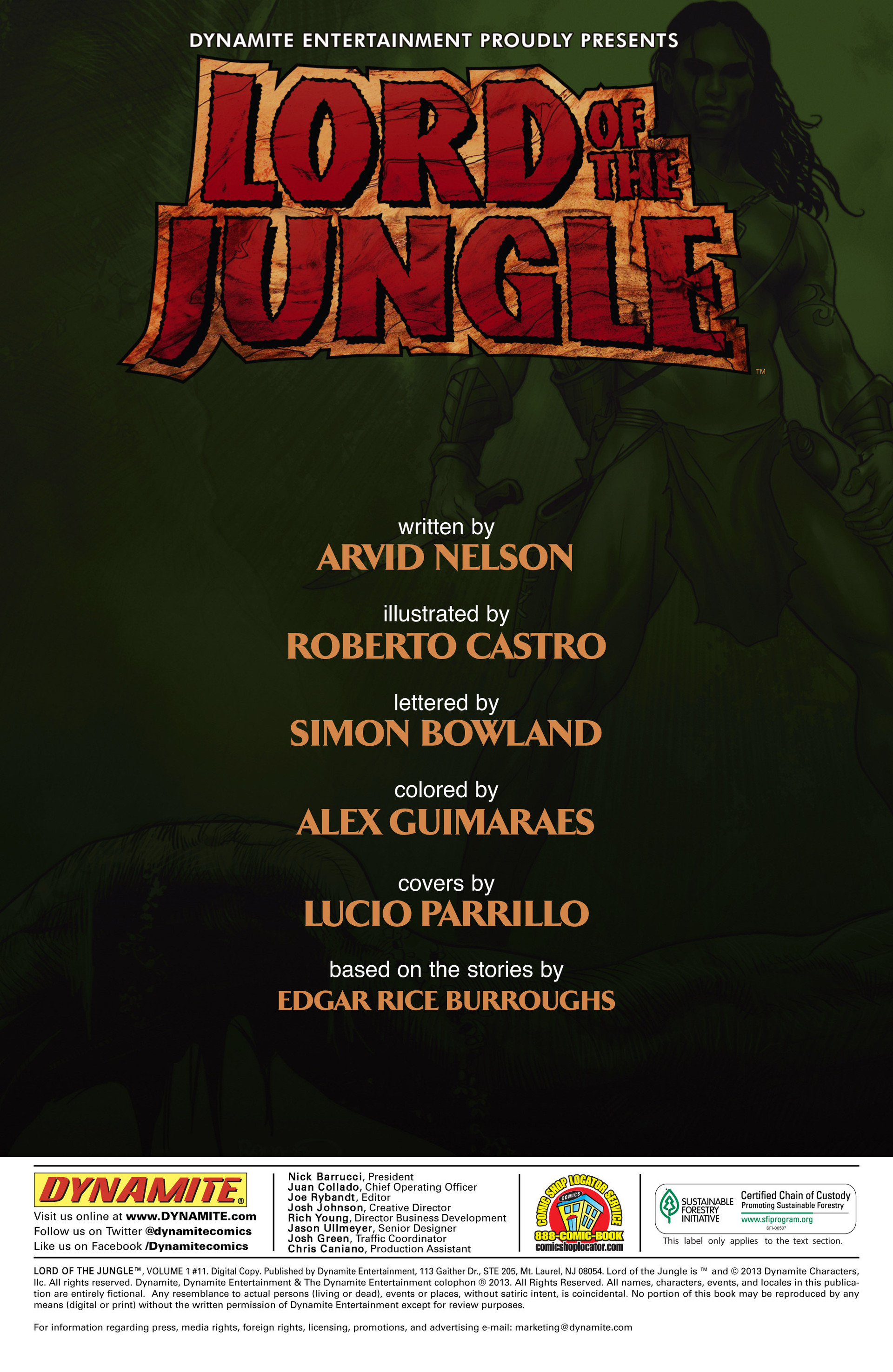 Read online Lord Of The Jungle (2012) comic -  Issue #11 - 2