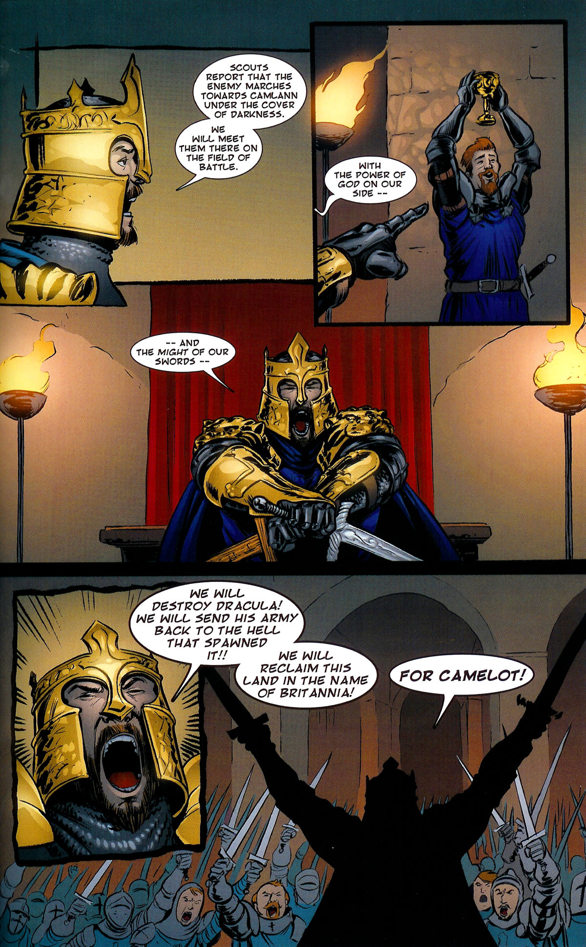 Read online Dracula vs King Arthur comic -  Issue #4 - 31