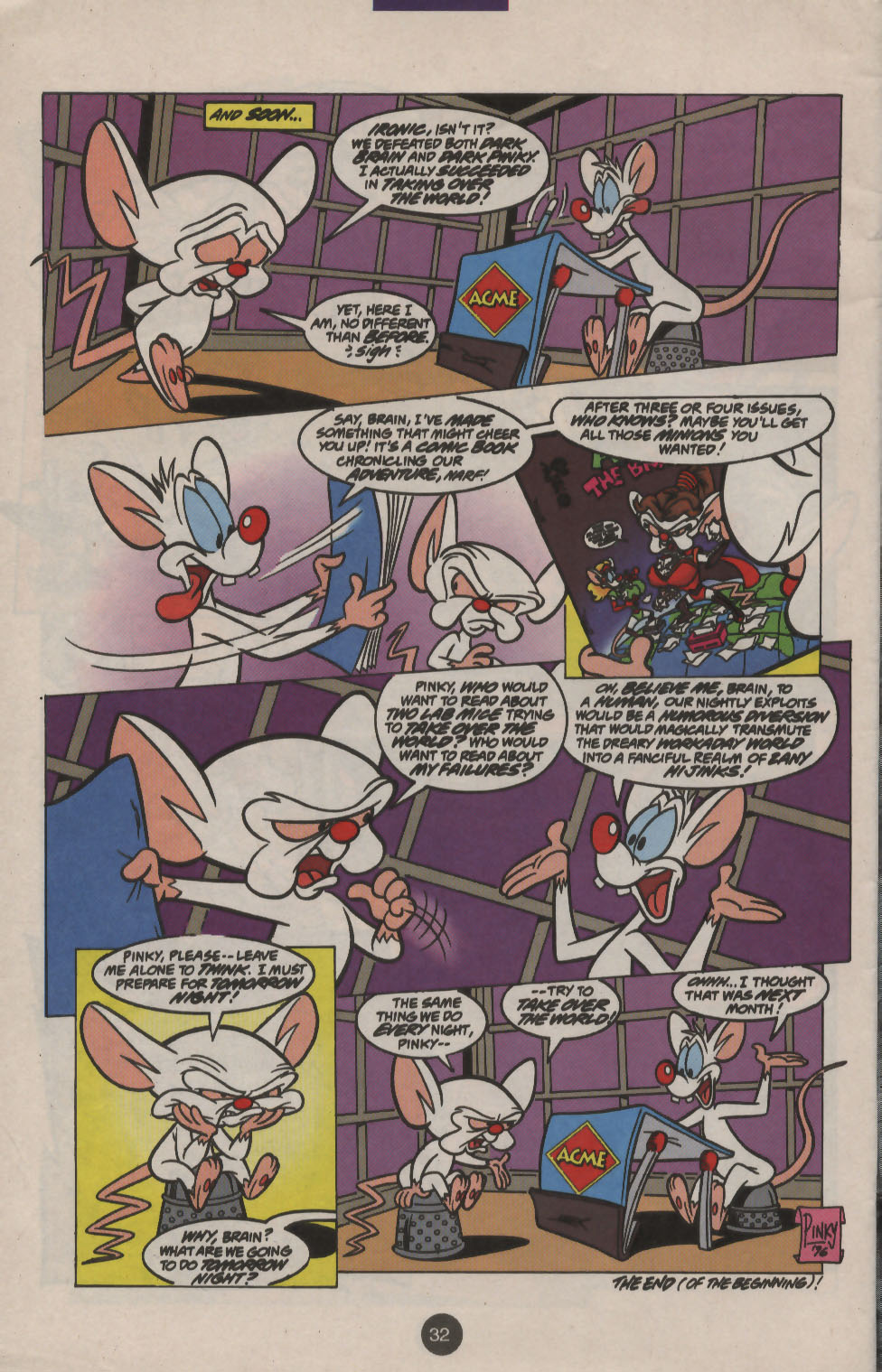 Read online Pinky and The Brain comic -  Issue #1 - 25