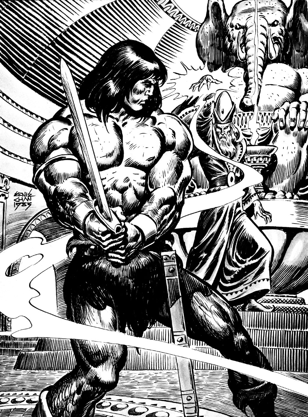 Read online The Savage Sword Of Conan comic -  Issue #92 - 59