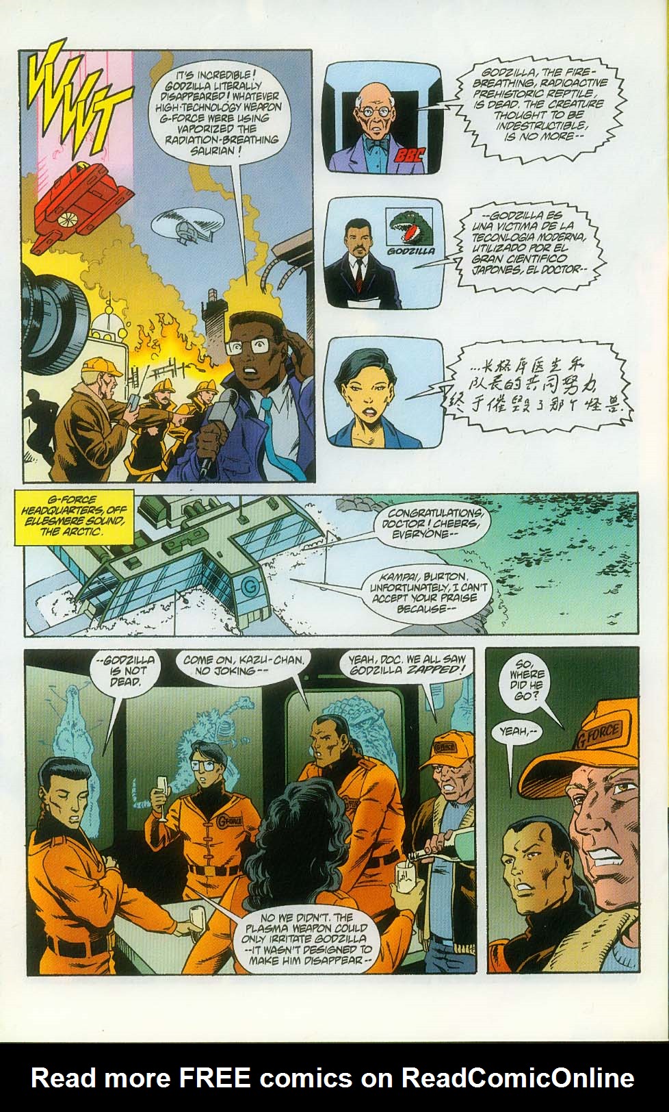 Read online Godzilla (1995) comic -  Issue #9 - 8