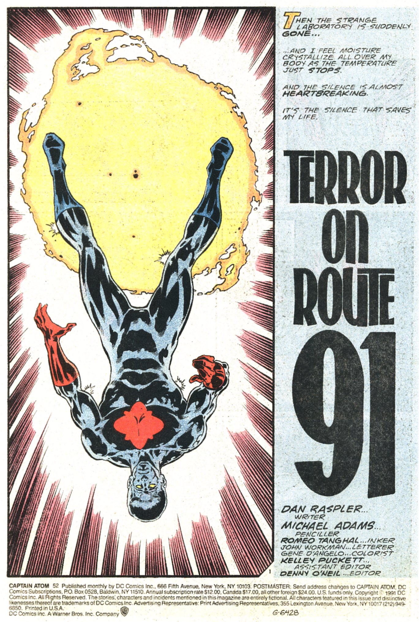 Read online Captain Atom (1987) comic -  Issue #52 - 2