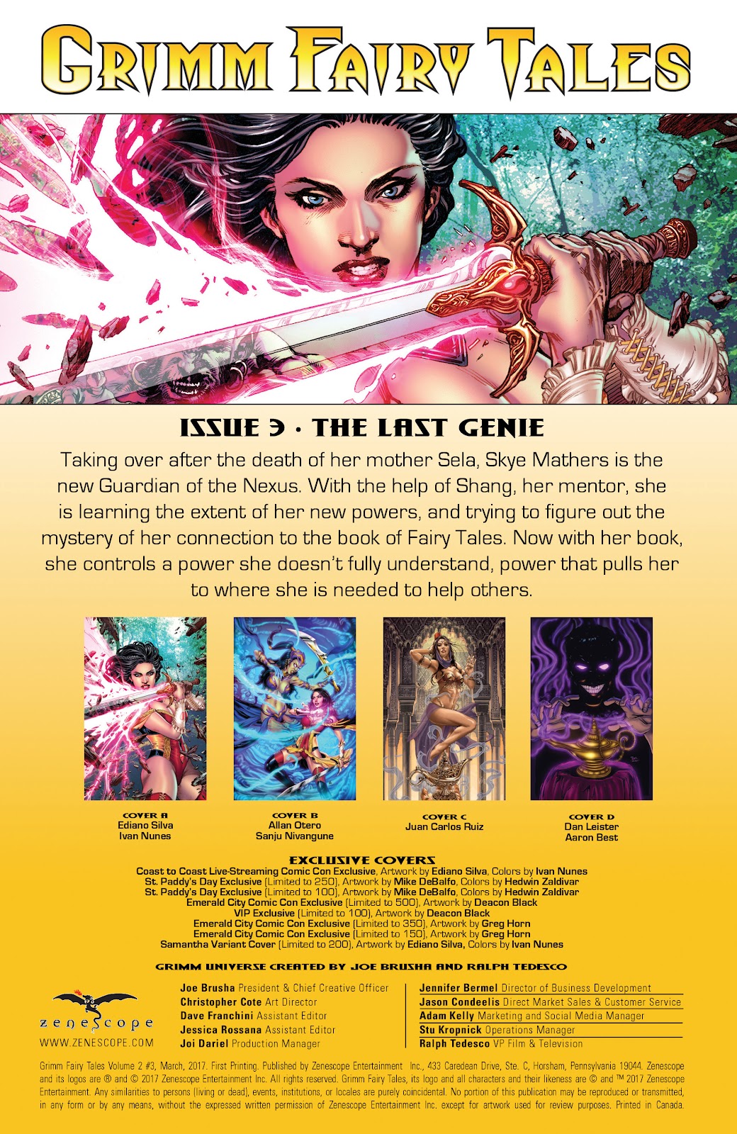 Grimm Fairy Tales (2016) issue 3 - Page 2