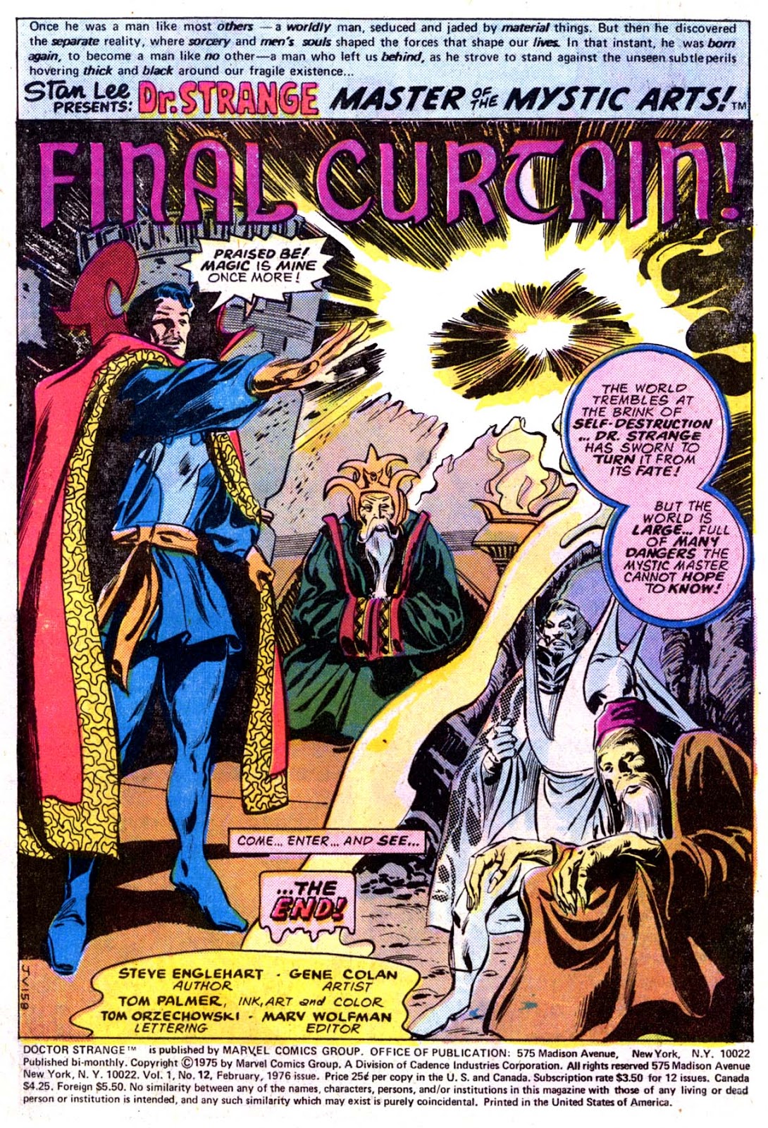 Doctor Strange (1974) issue 12 - Page 2