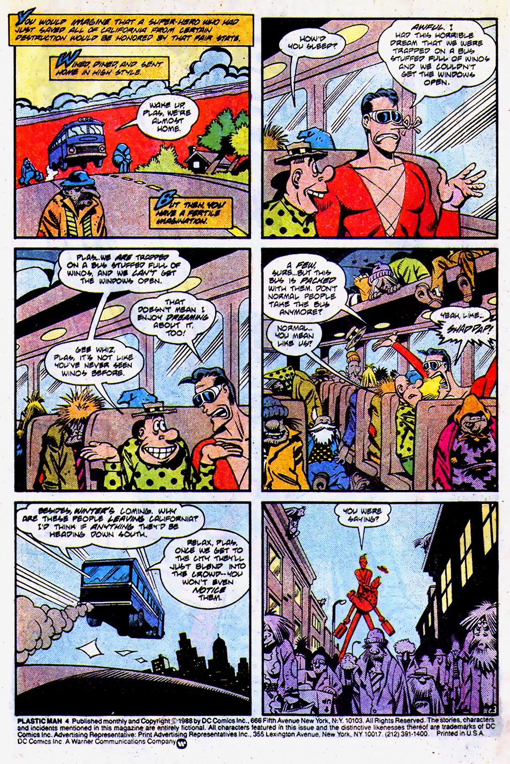 Read online Plastic Man (1988) comic -  Issue #4 - 3