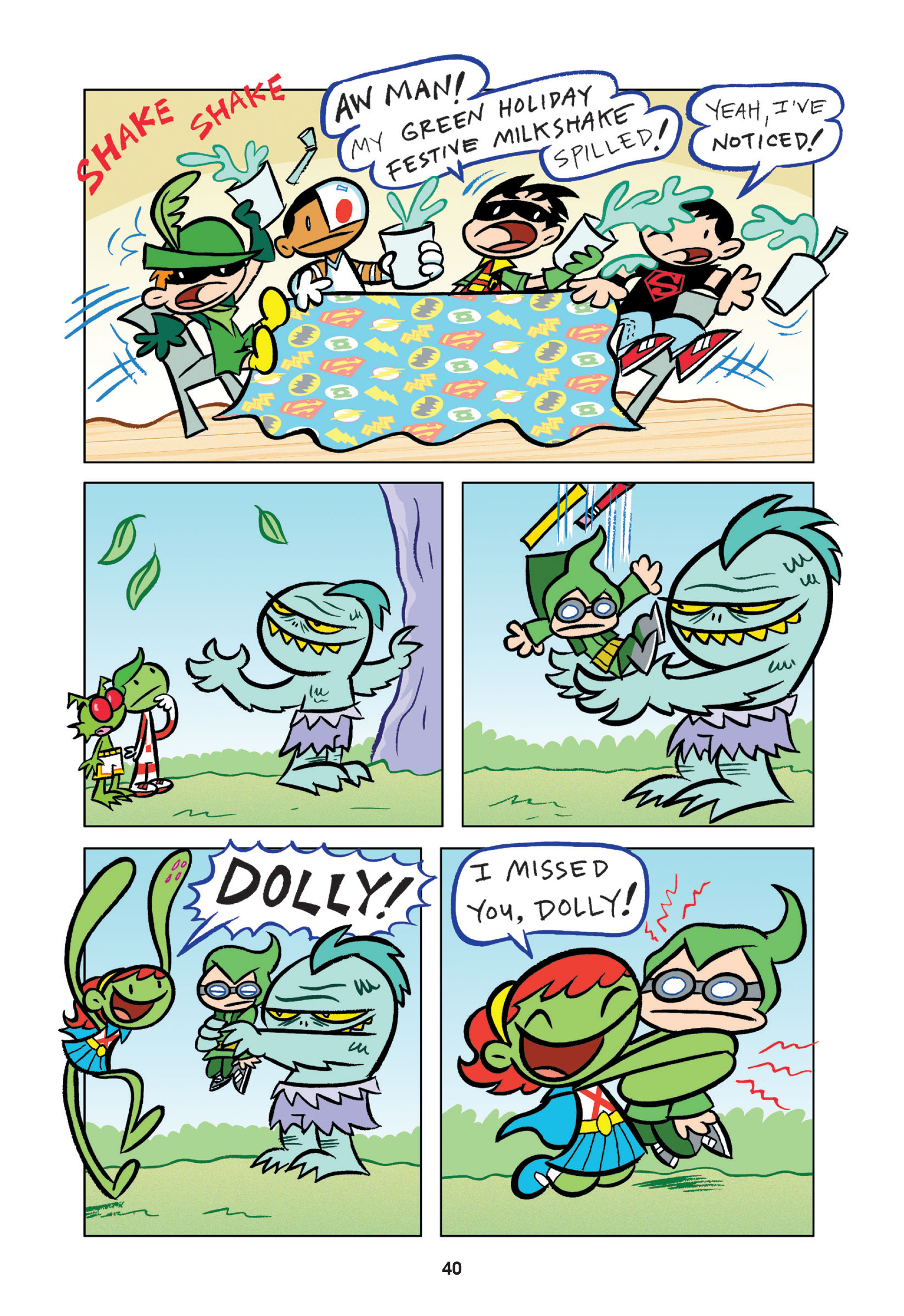 Read online Tiny Titans: Beast Boy & Raven comic -  Issue # TPB - 40
