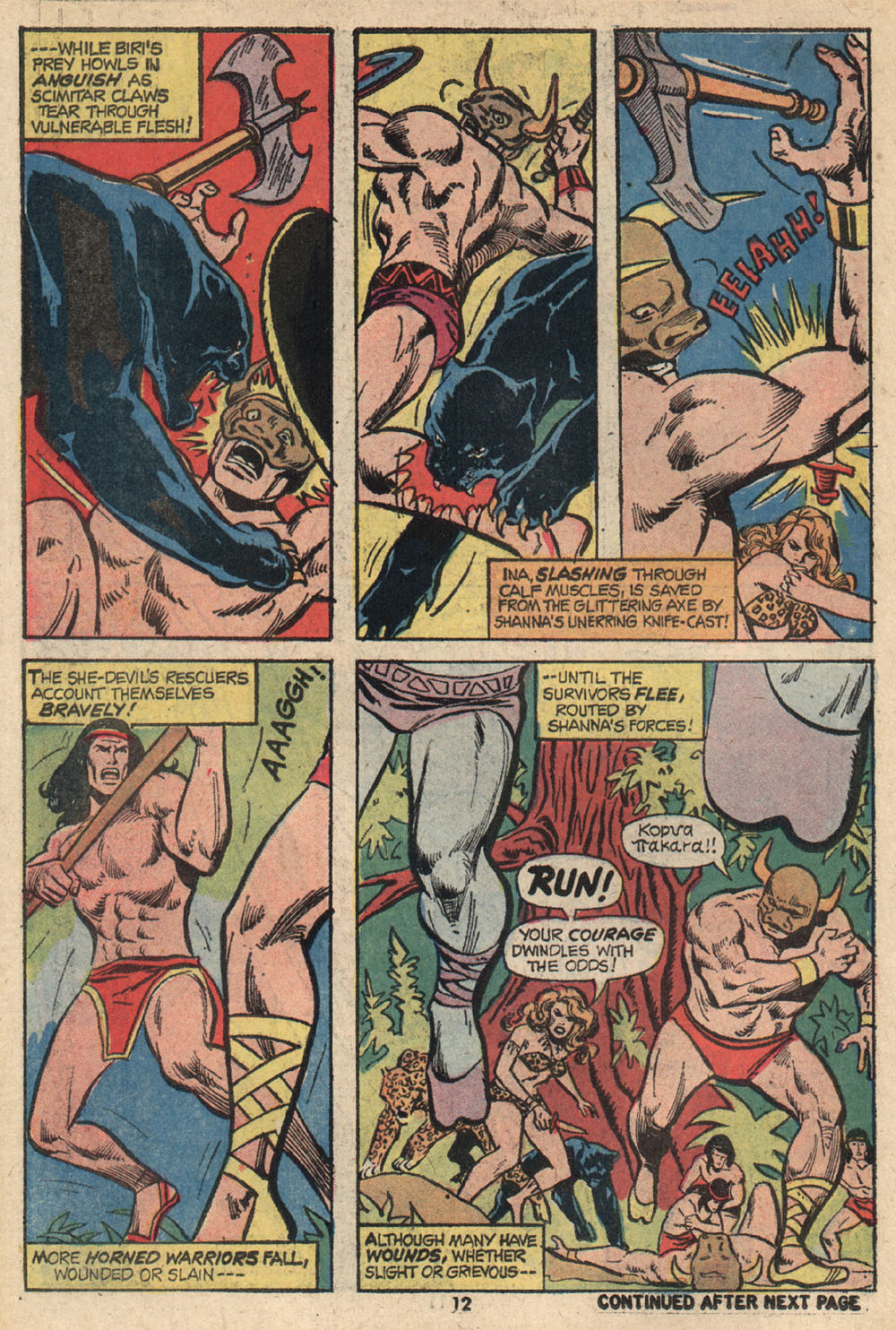 Read online Shanna, the She-Devil (1972) comic -  Issue #3 - 10