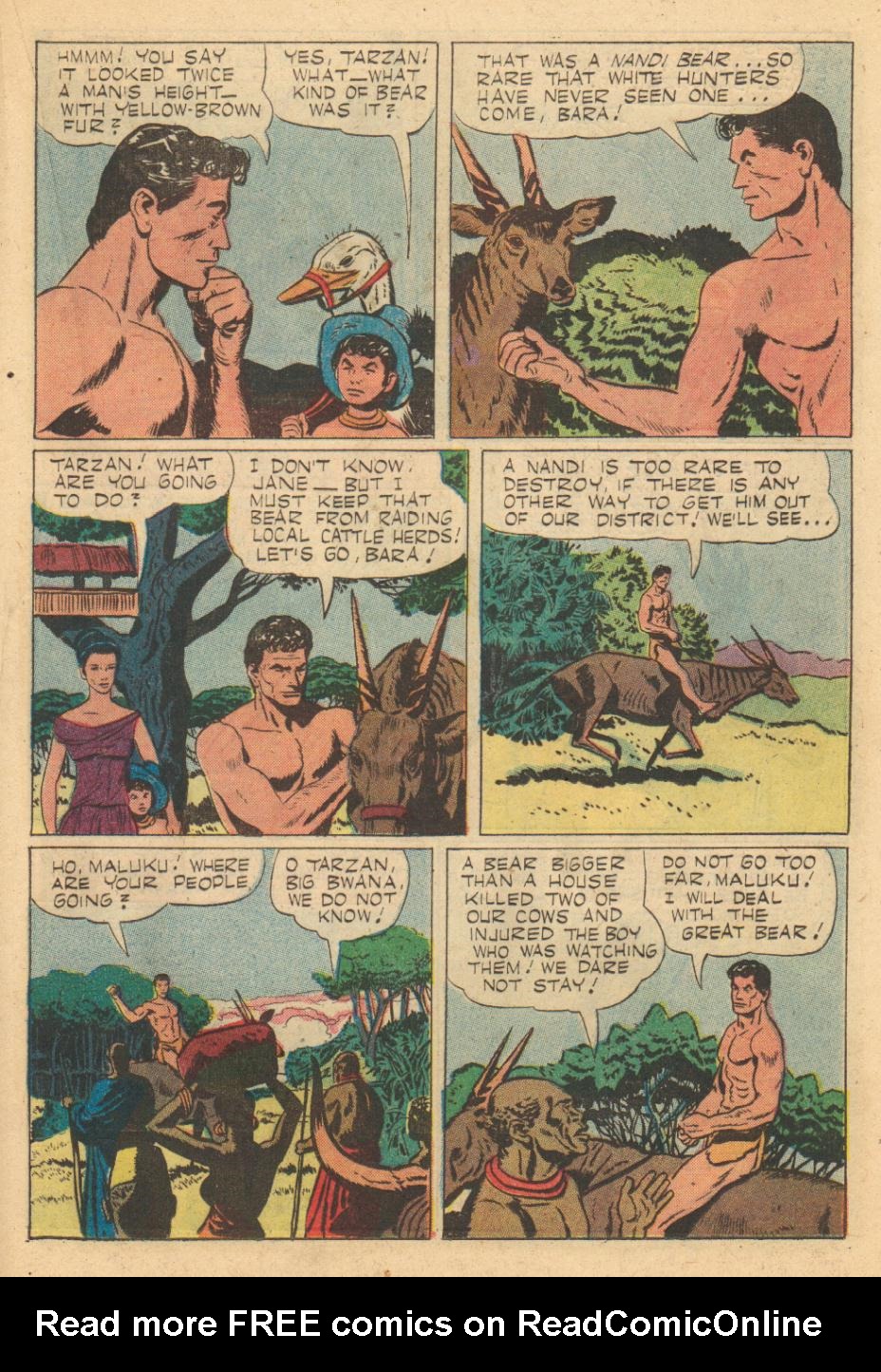 Read online Tarzan (1948) comic -  Issue #82 - 21