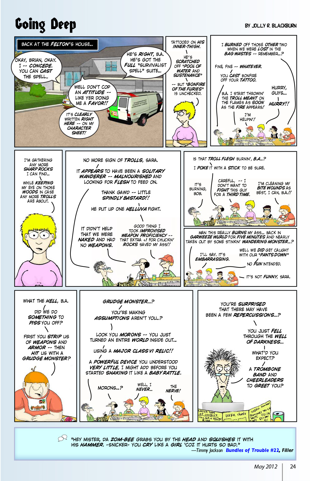 Read online Knights of the Dinner Table comic -  Issue #187 - 26