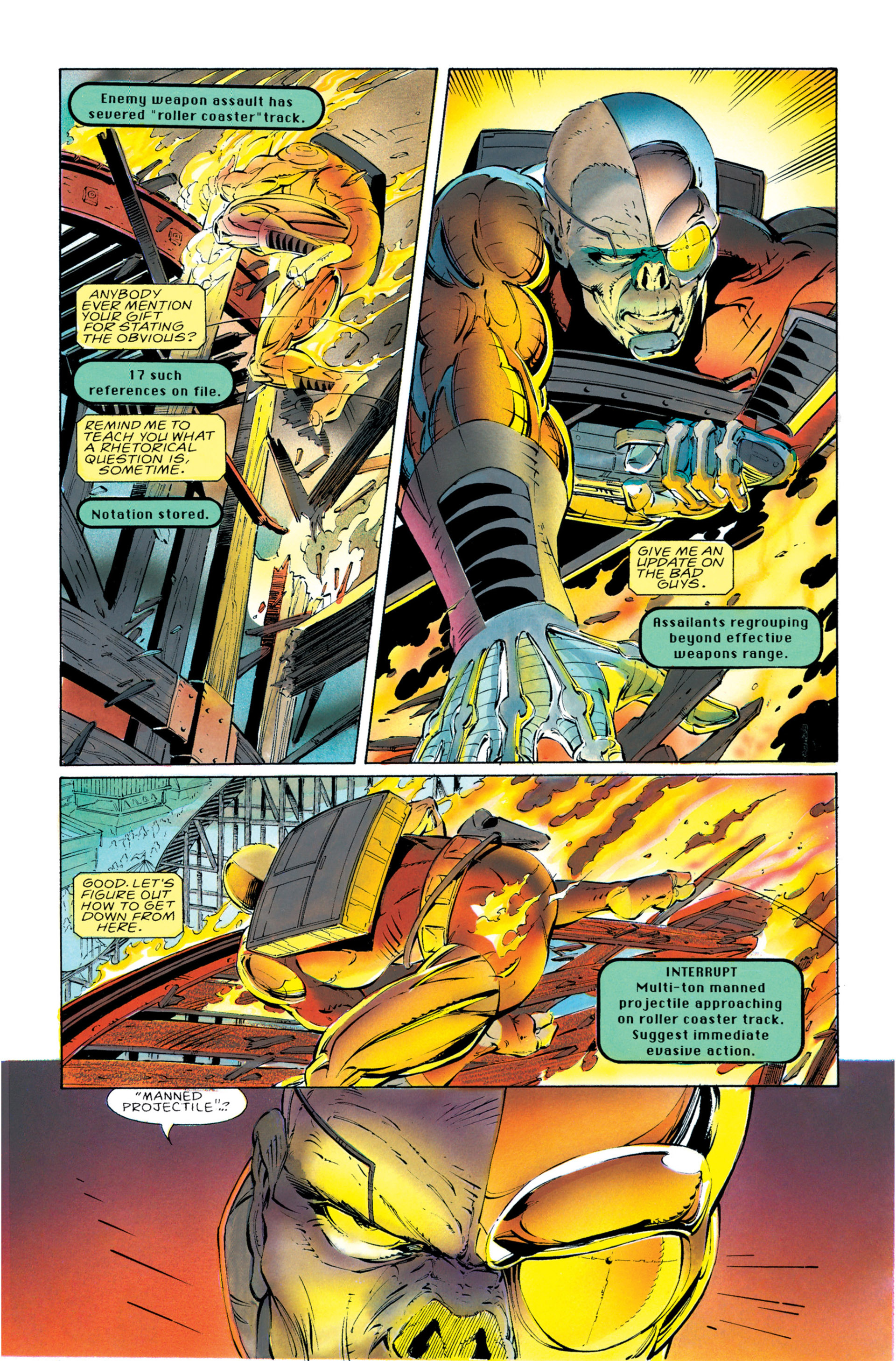 Read online Deathlok (1990) comic -  Issue #2 - 35