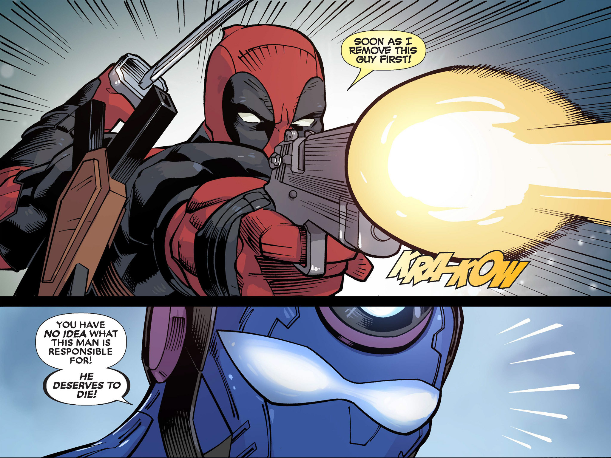 Read online Deadpool & Cable: Split Second Infinite Comic comic -  Issue #2 - 51