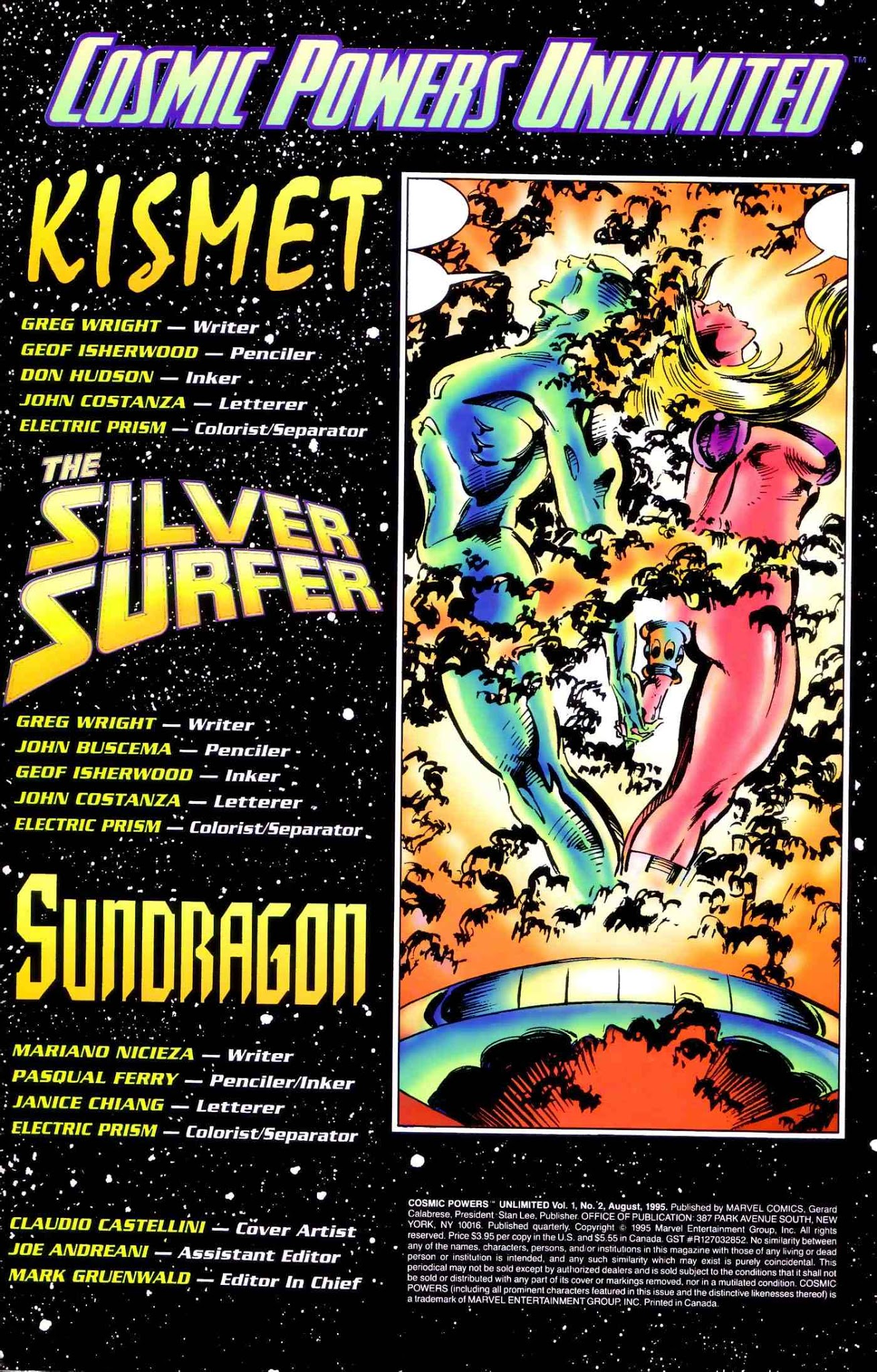 Read online Cosmic Powers Unlimited comic -  Issue #2 - 2