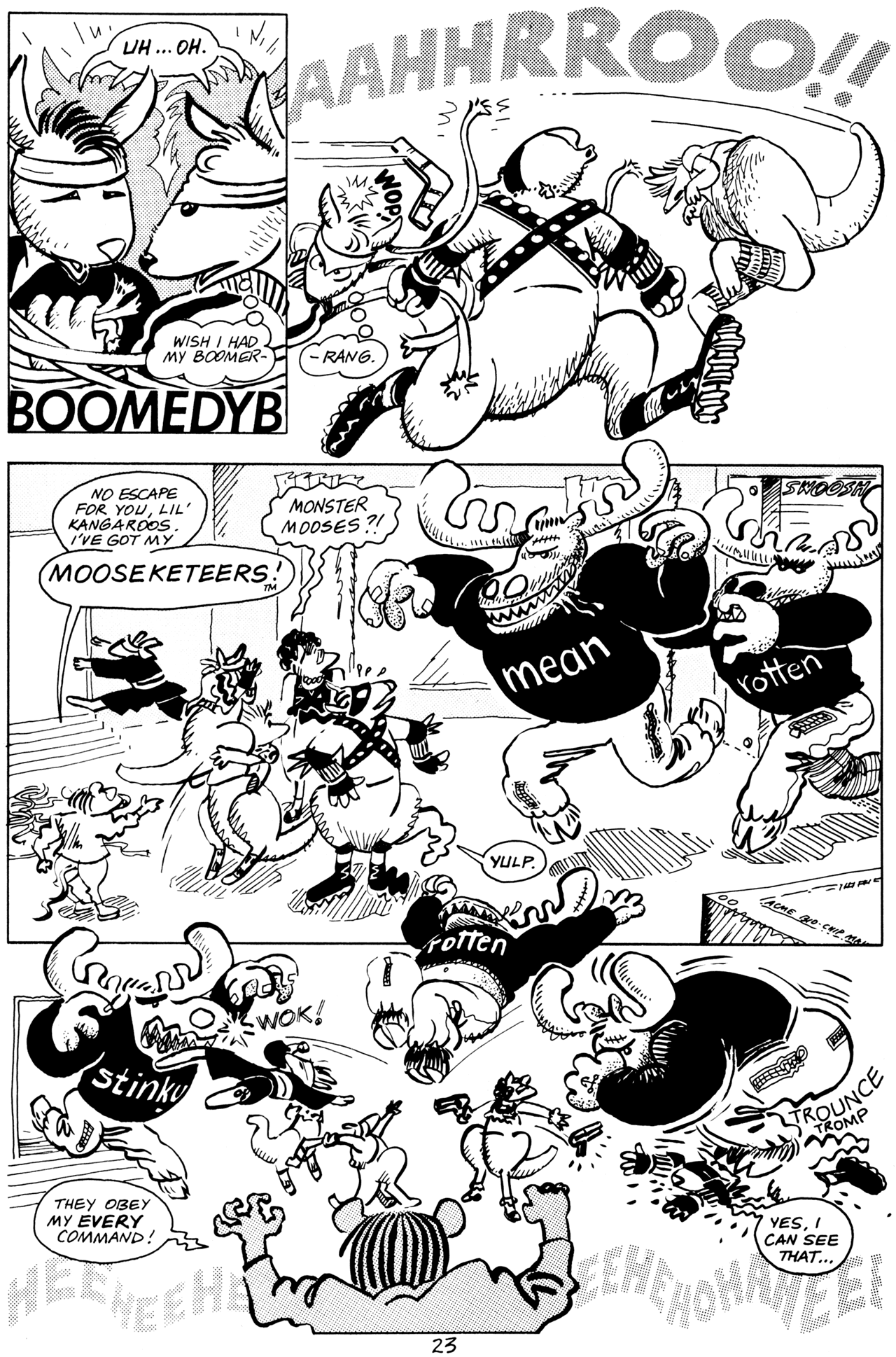 Read online Pre-Teen Dirty-Gene Kung-Fu Kangaroos comic -  Issue #1 - 25