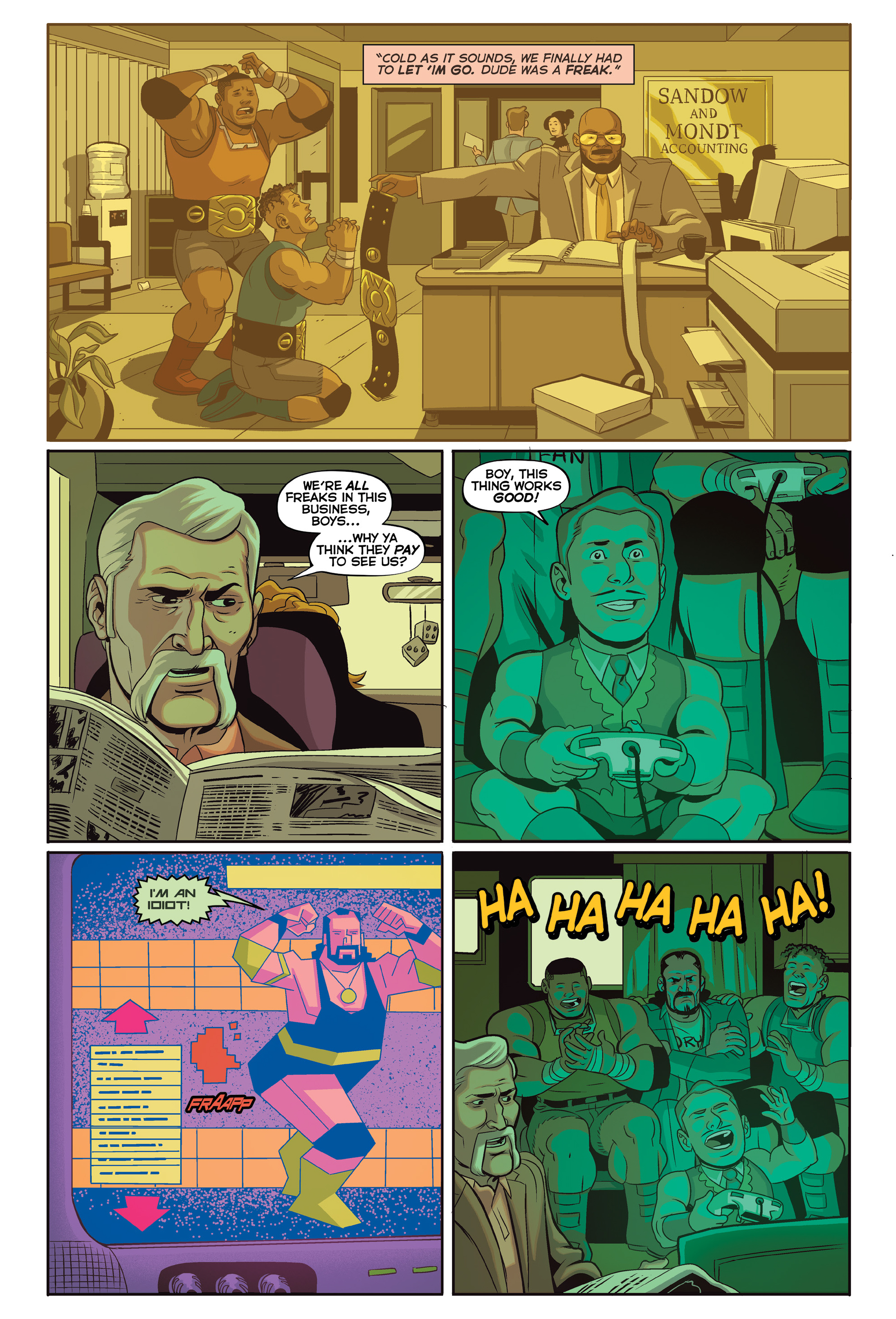 Read online Invasion from Planet Wrestletopia comic -  Issue #4 - 12